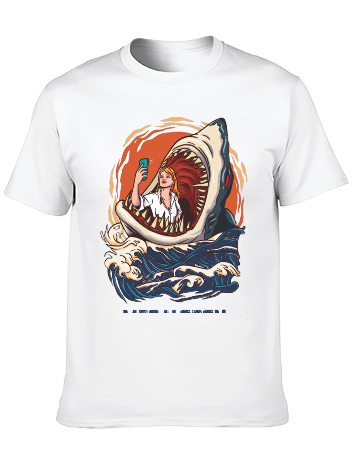 Shark Selfie Graphic Tee