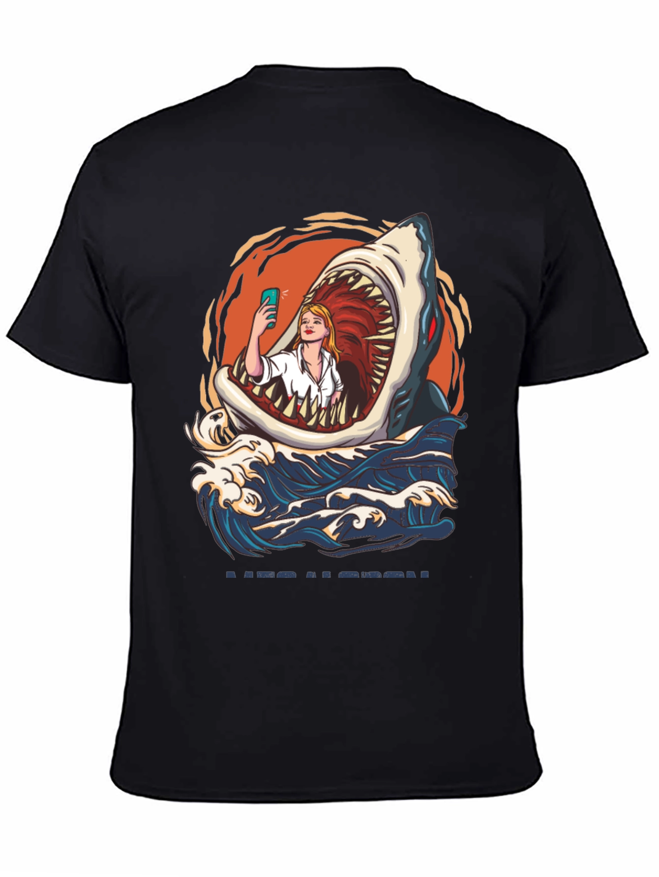 Shark Selfie Graphic Tee