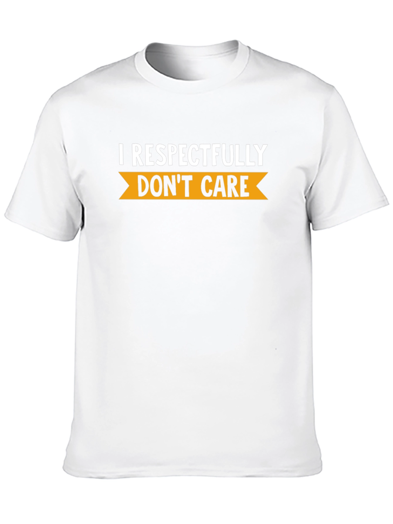 Respectfully Dont Care Graphic Tee - Black T-Shirt