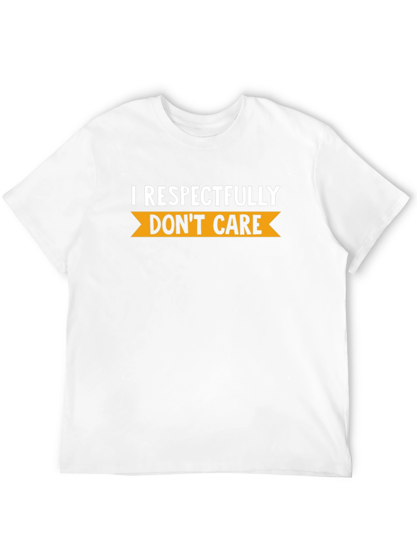 Respectfully Dont Care Graphic Tee - Black T-Shirt