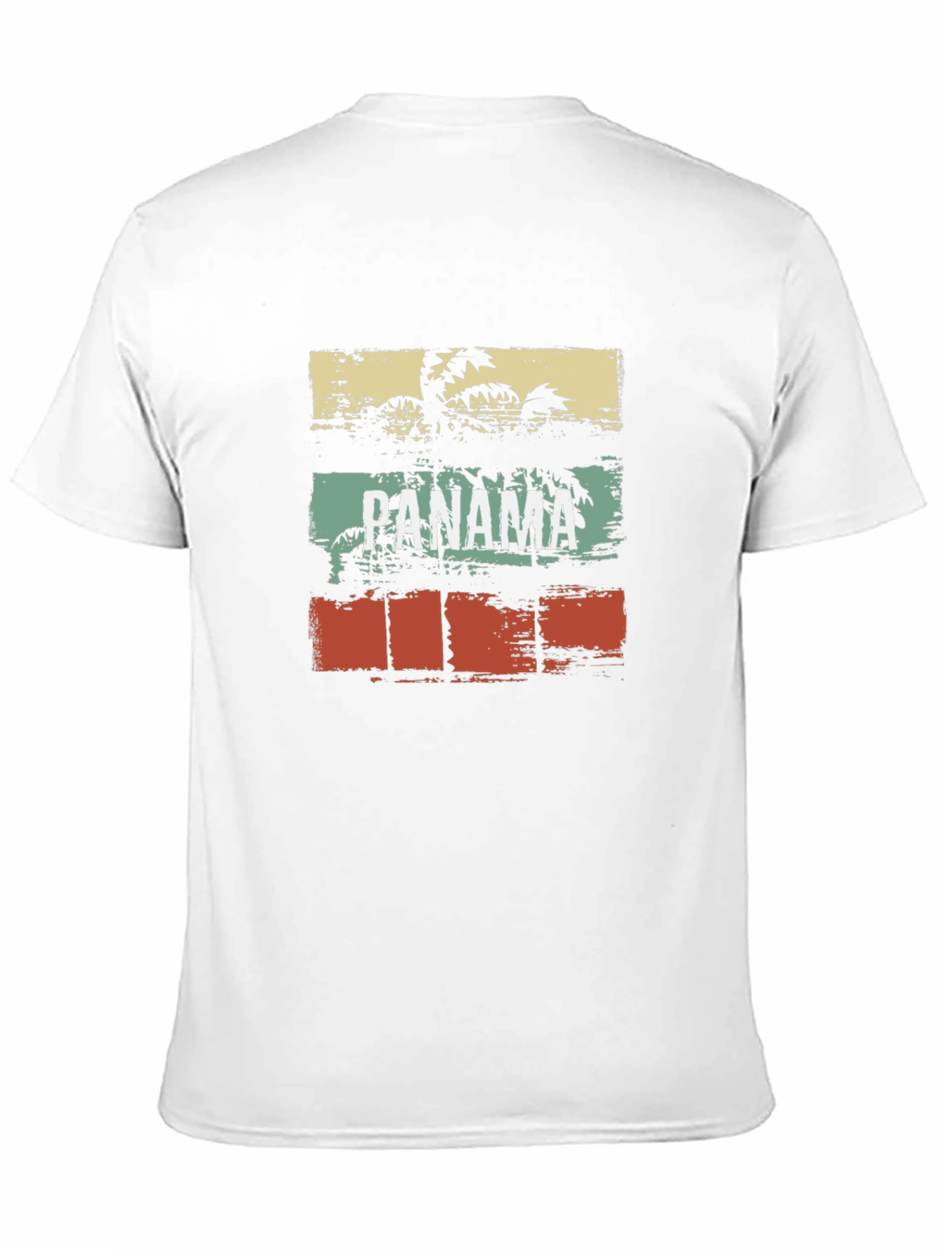 Panama Palm Tree T-Shirt - Tropical Vacation Vibes