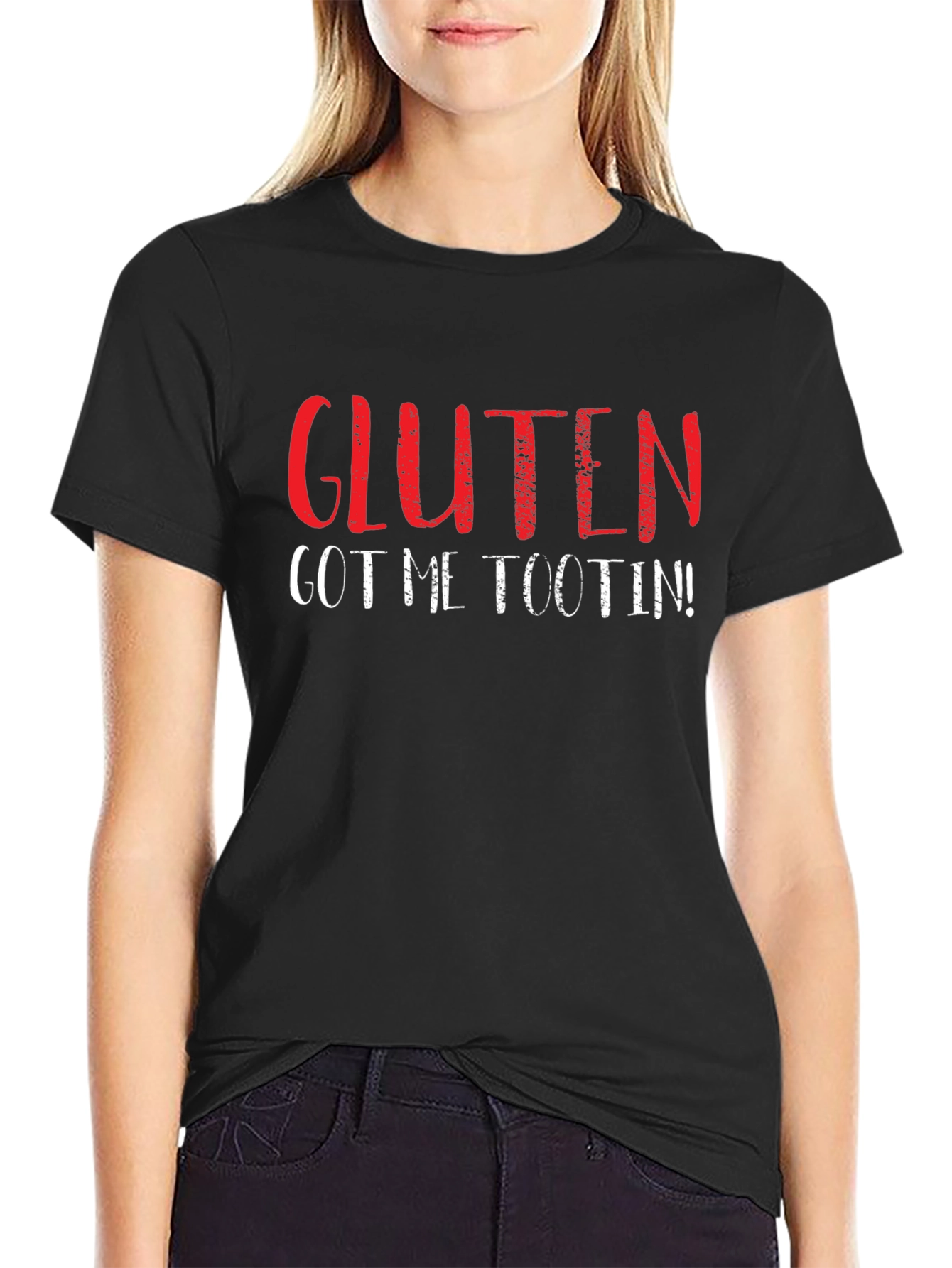 Gluten Got Me Tootin Funny T-Shirt
