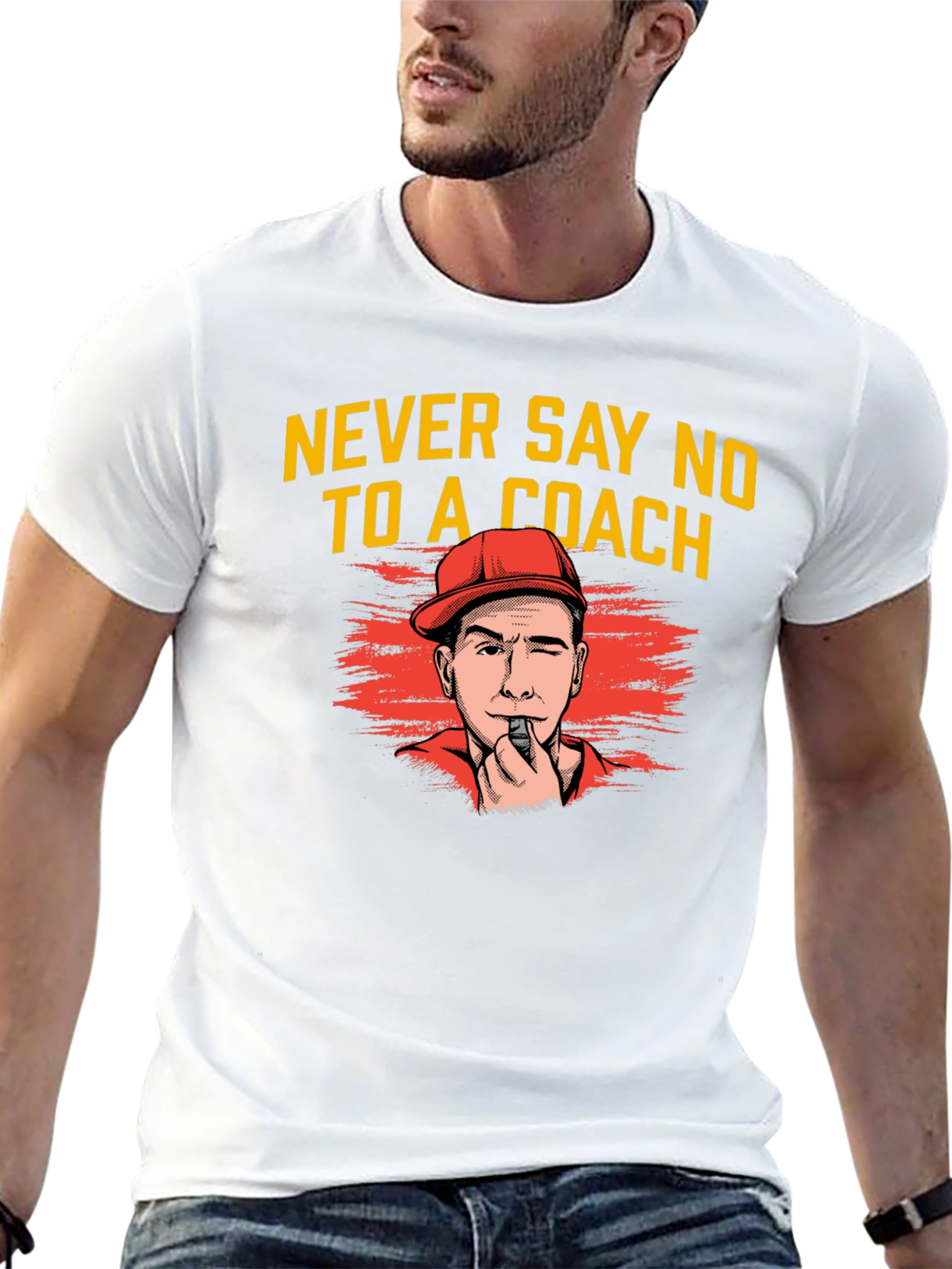 Never Say No To A Coach Graphic Tee