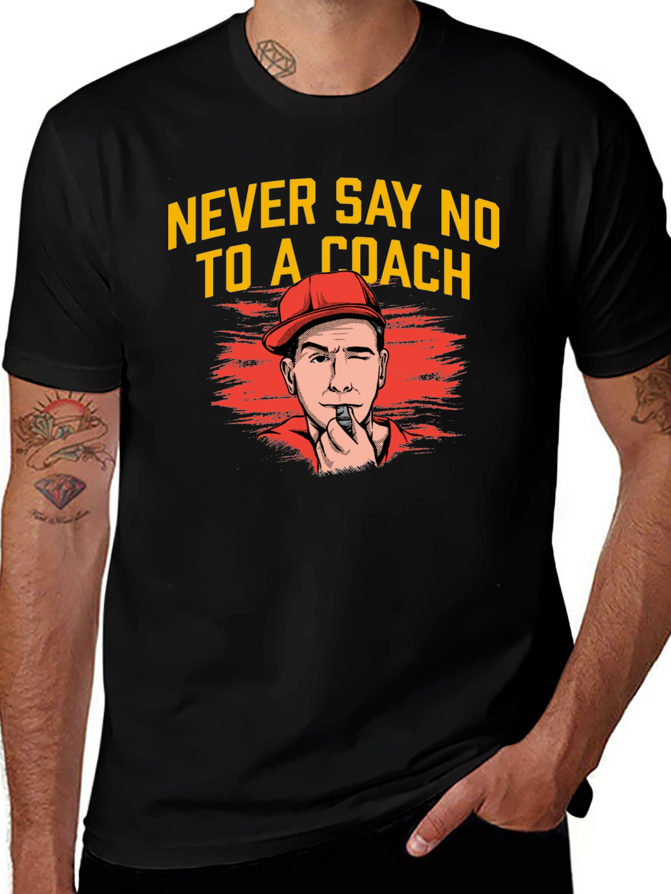 Never Say No To A Coach Graphic Tee