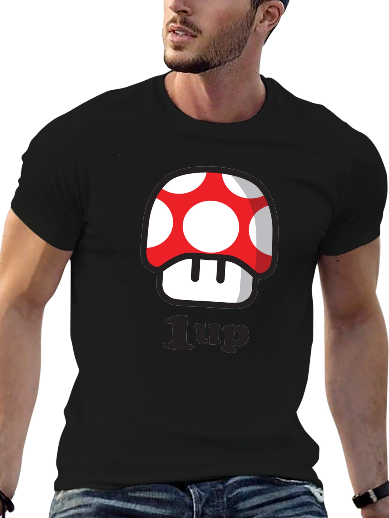 1-Up Mushroom T-Shirt - Gamer Style!