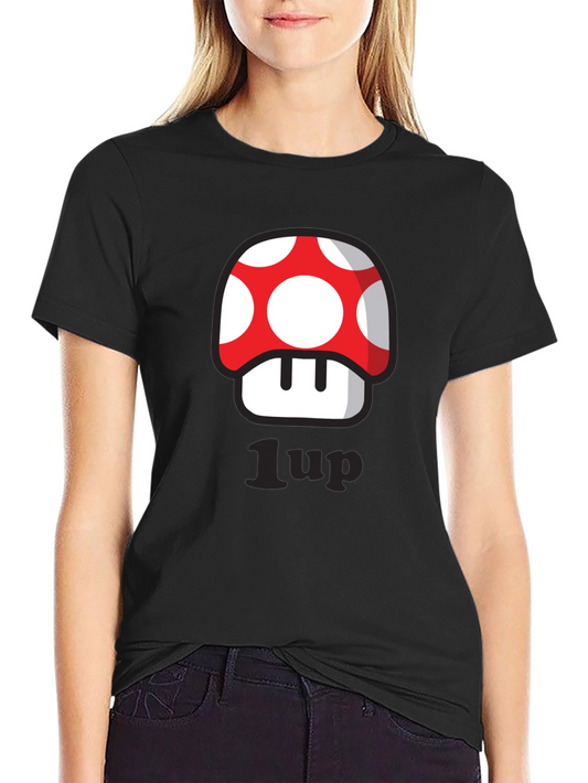 1-Up Mushroom T-Shirt - Gamer Style!