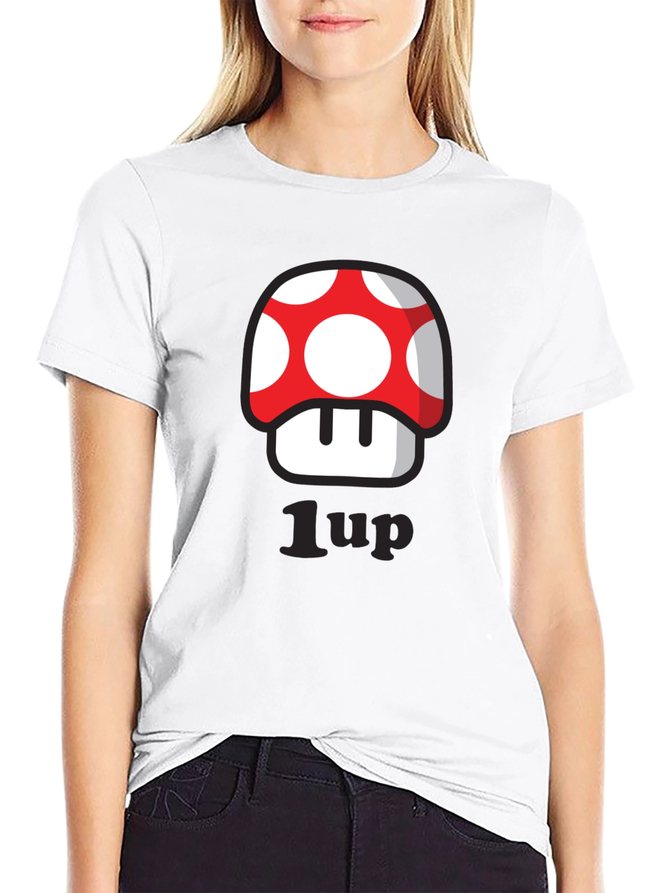 1-Up Mushroom T-Shirt - Gamer Style!