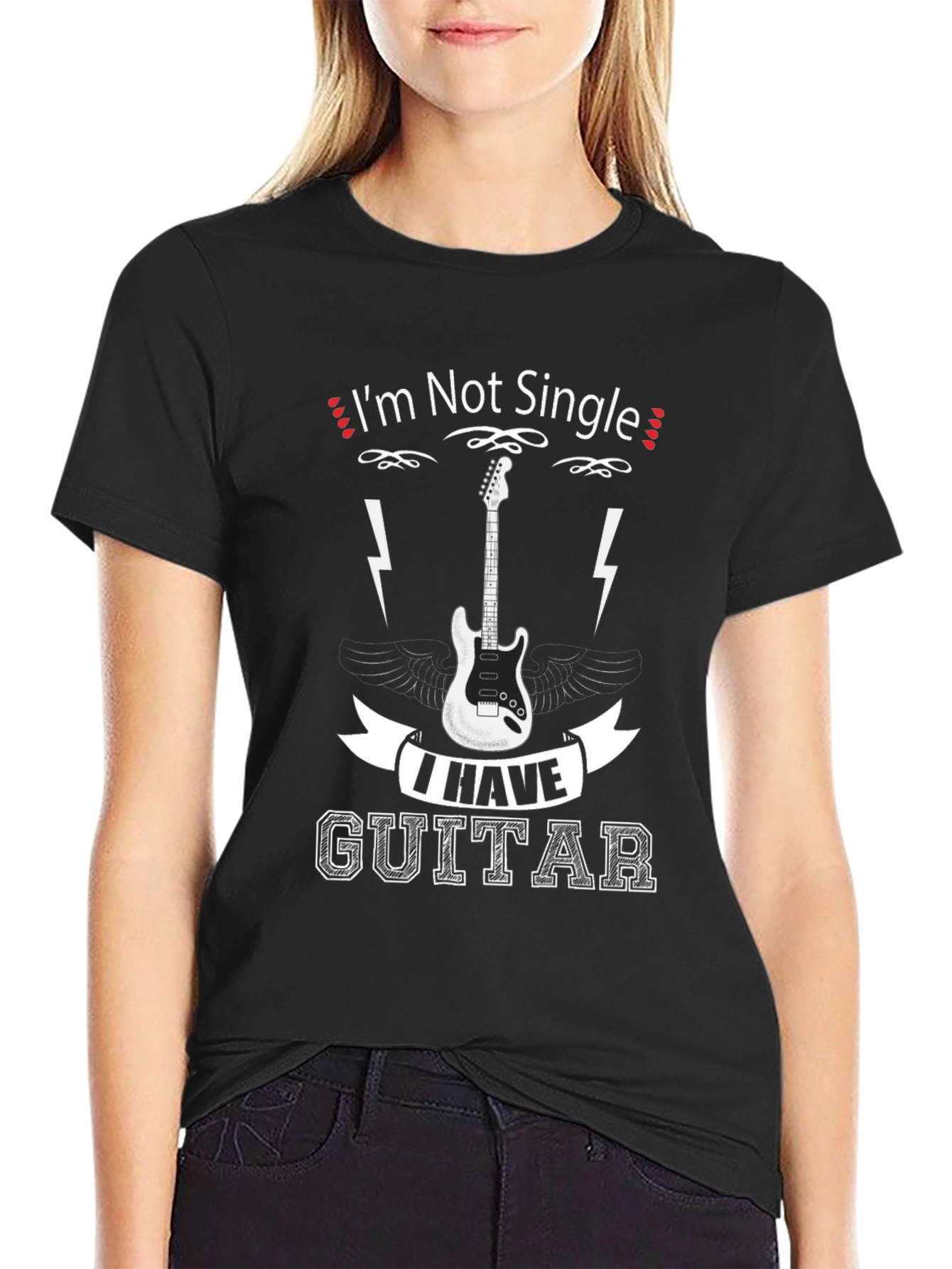 Im Not Single I Have Guitar T-Shirt