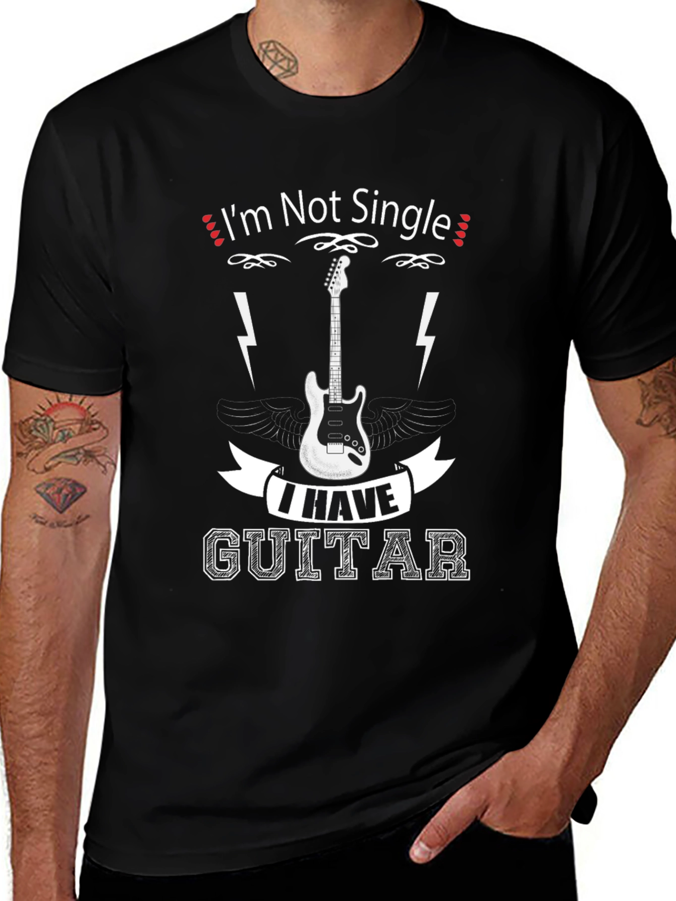 Im Not Single I Have Guitar T-Shirt