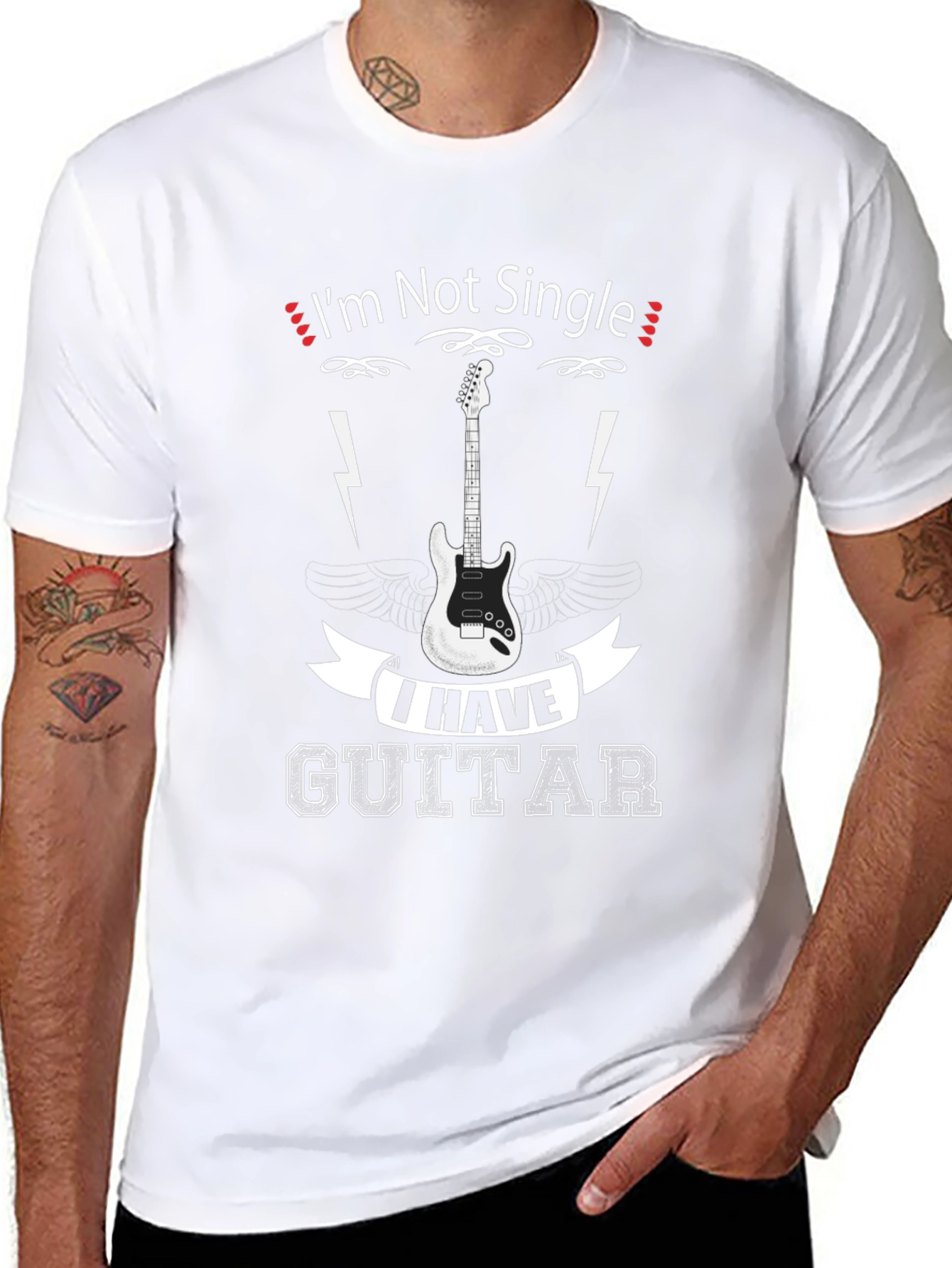 Im Not Single I Have Guitar T-Shirt