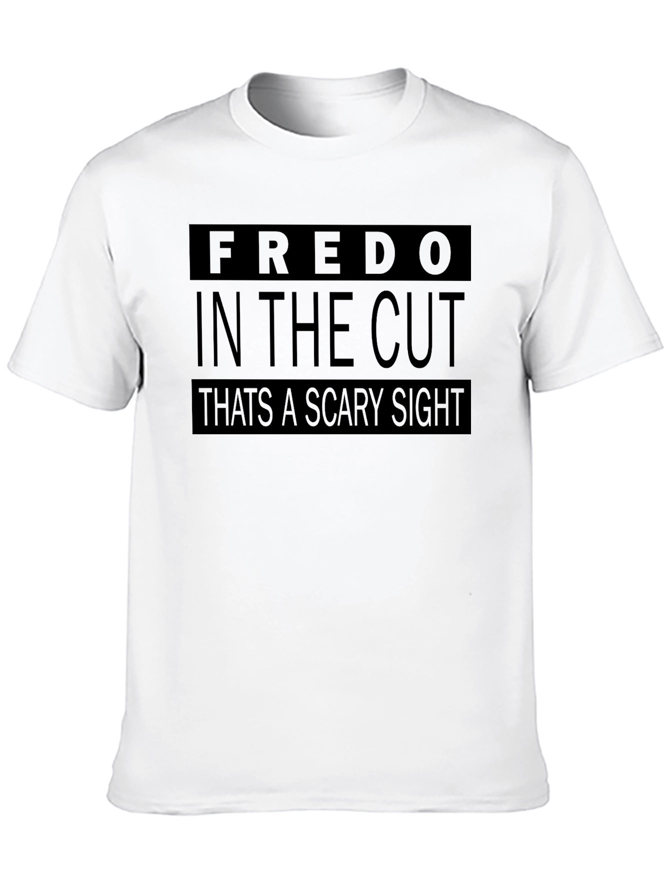 Fredo In The Cut Black Graphic T-Shirt