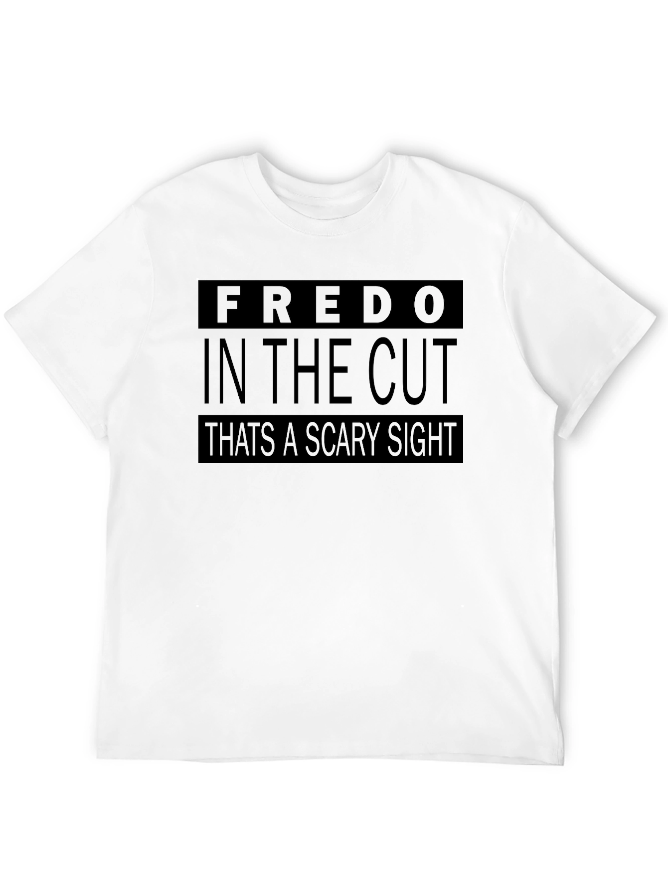 Fredo In The Cut Black Graphic T-Shirt