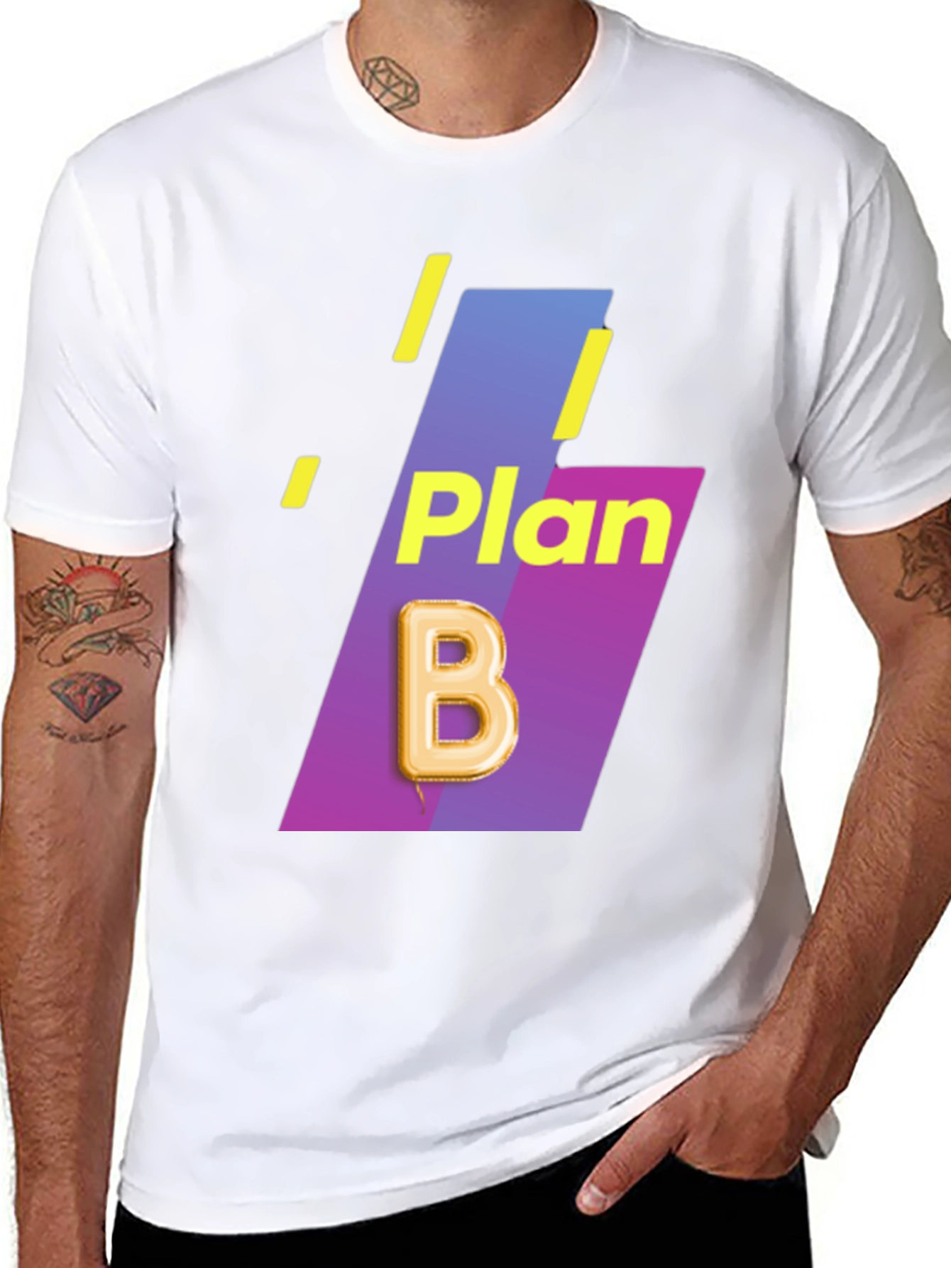 Plan B T-Shirt - Unique Design Comfortable Fit