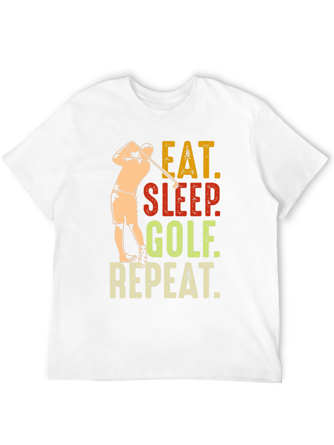 Eat Sleep Golf Repeat Graphic Tee