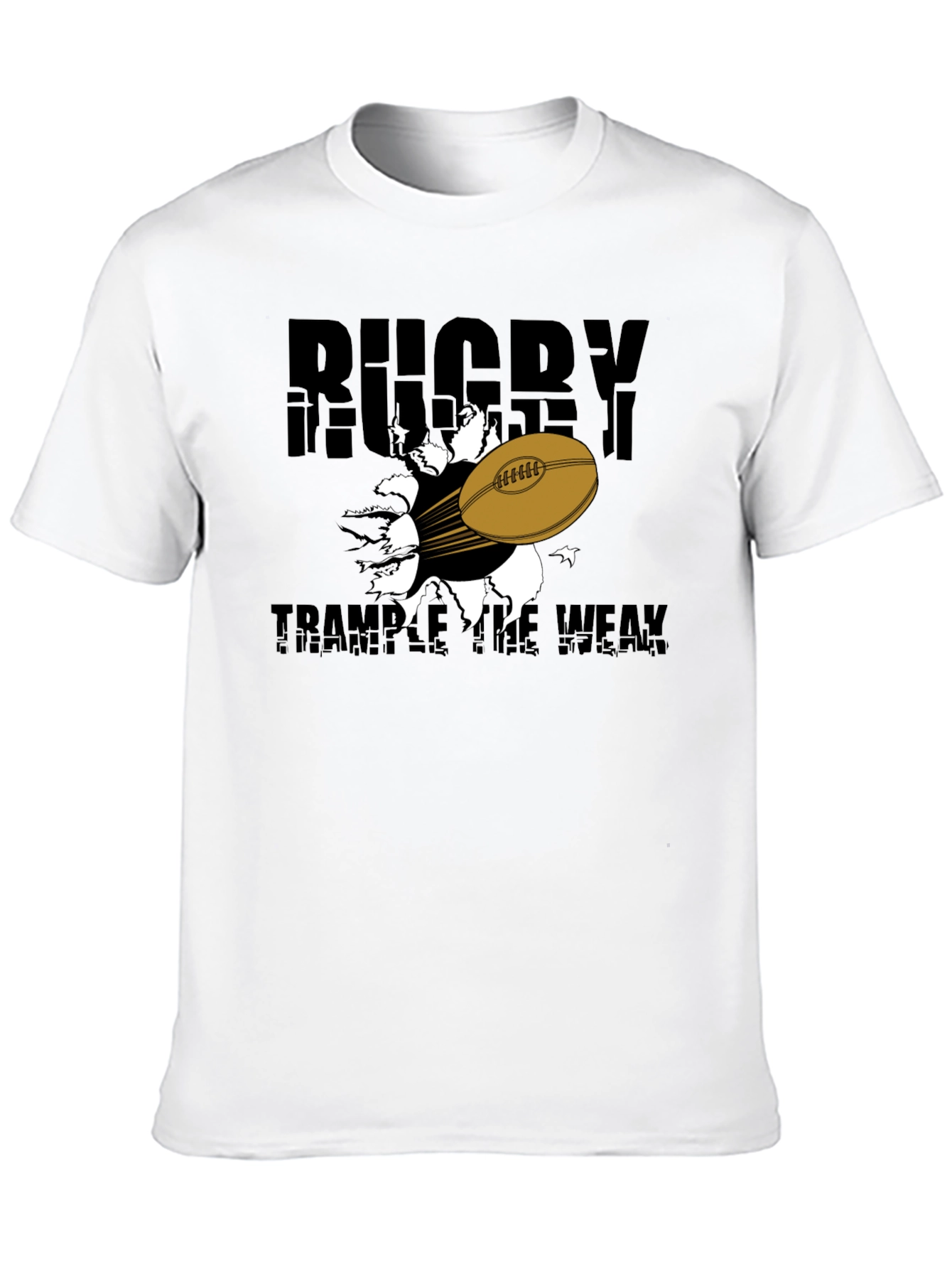 Rugby Trample the Weak Graphic T-Shirt