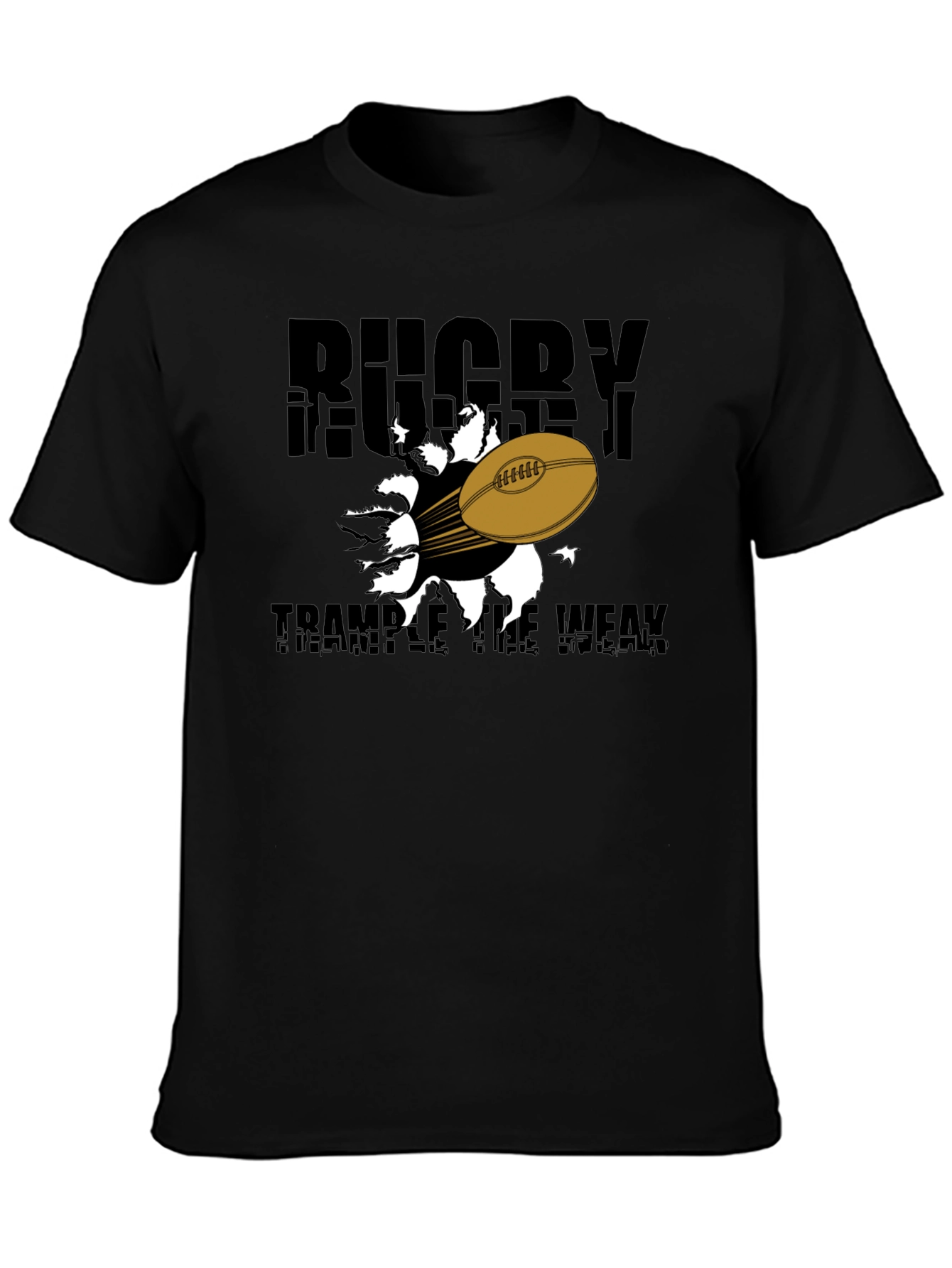 Rugby Trample the Weak Graphic T-Shirt