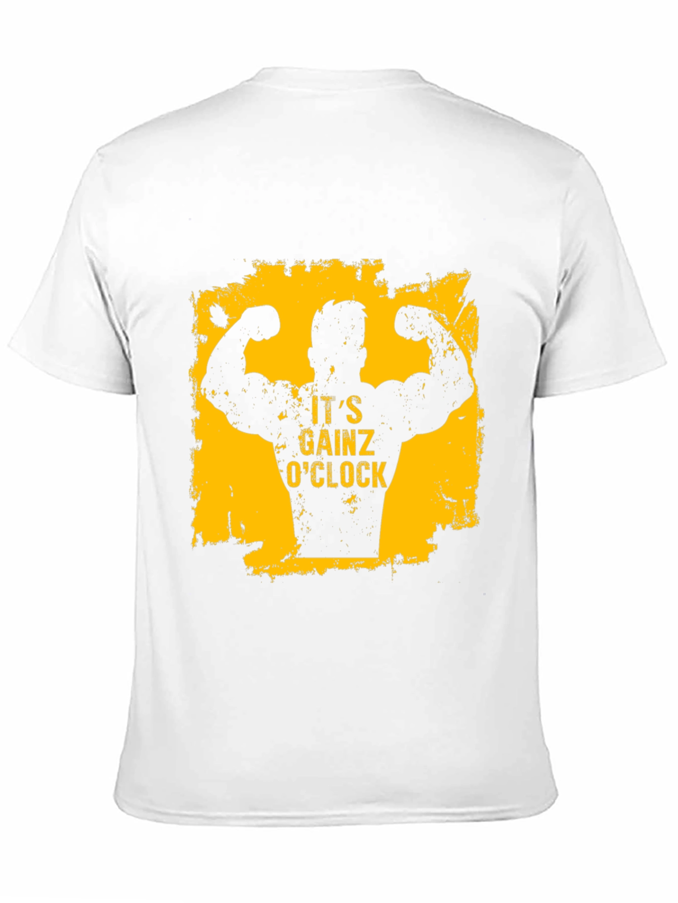Its Gainz OClock Mens Black T-Shirt