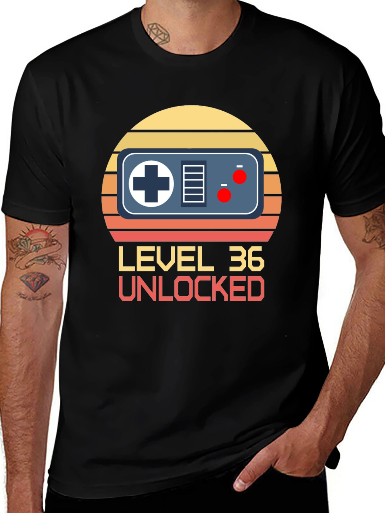 Level 36 Unlocked Gamer T-Shirt
