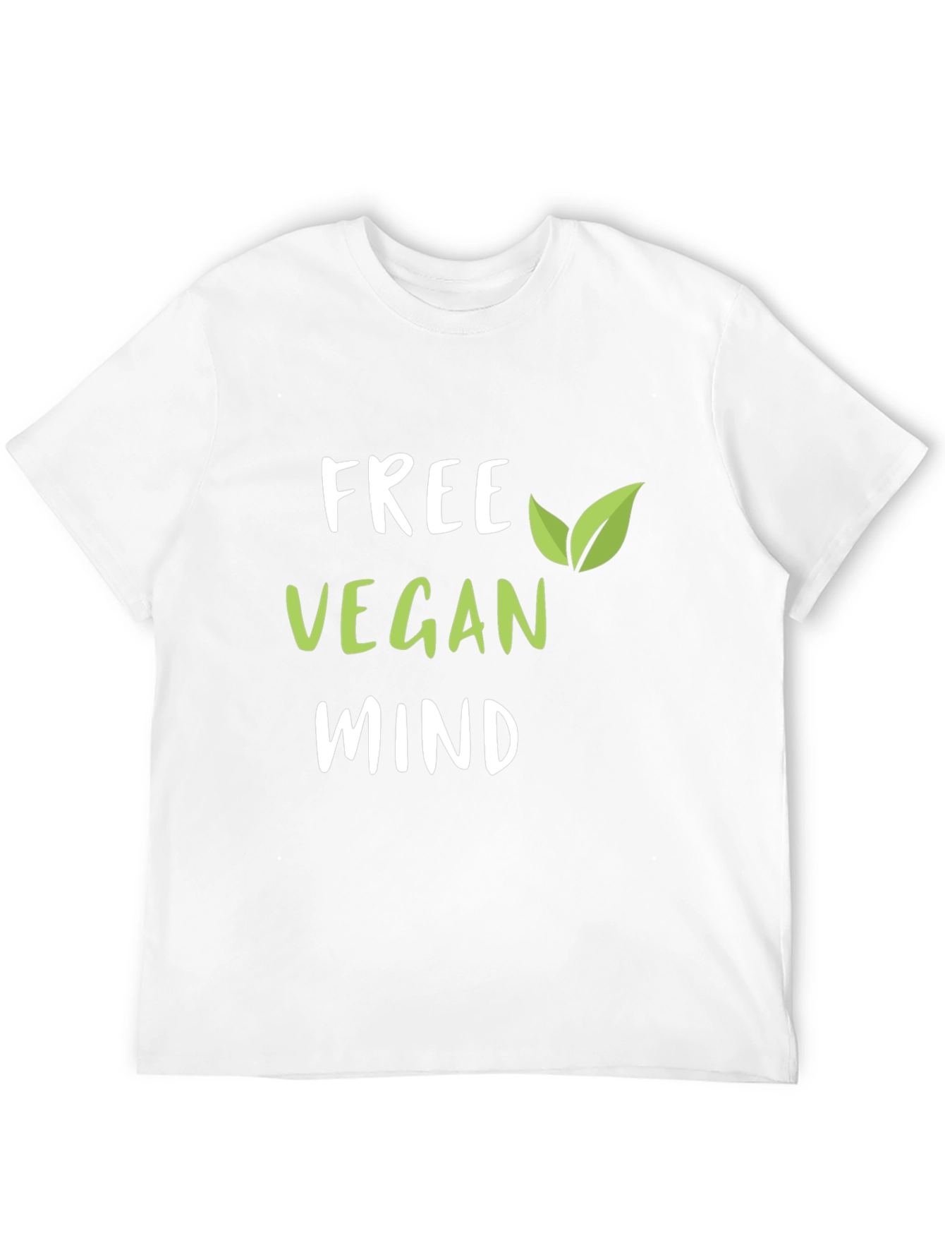 Free Vegan Mind Graphic T-Shirt