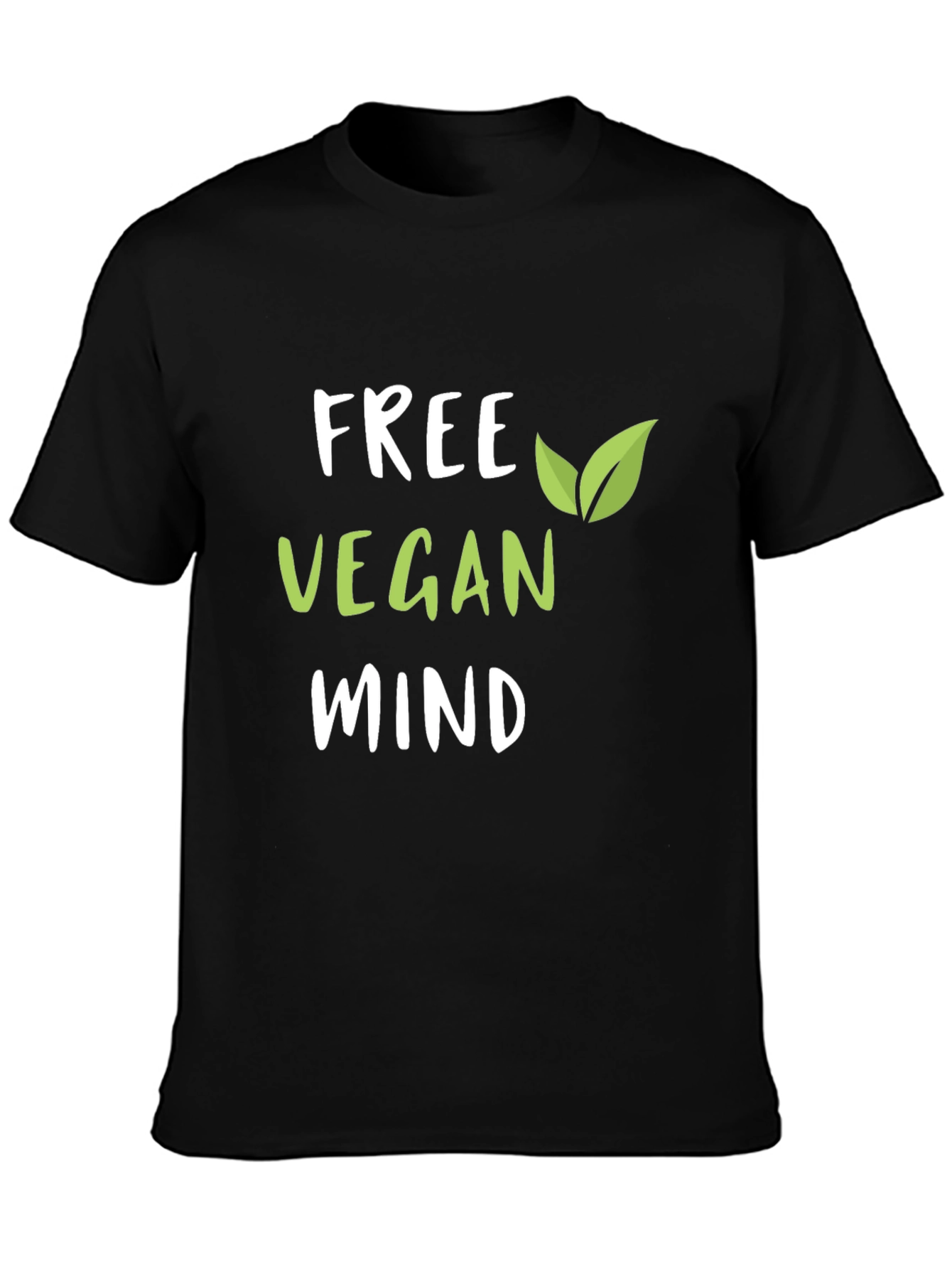 Free Vegan Mind Graphic T-Shirt