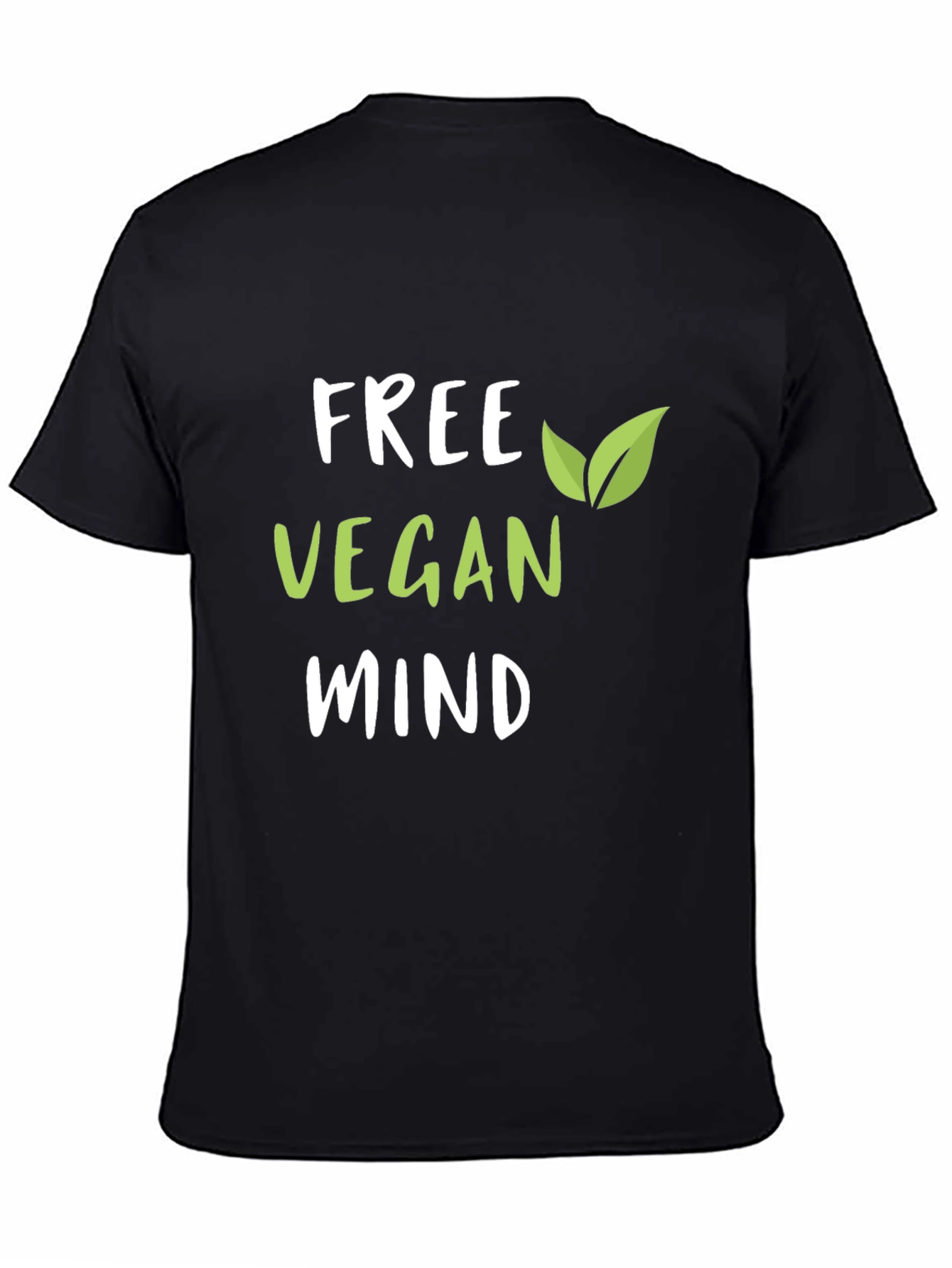 Free Vegan Mind Graphic T-Shirt