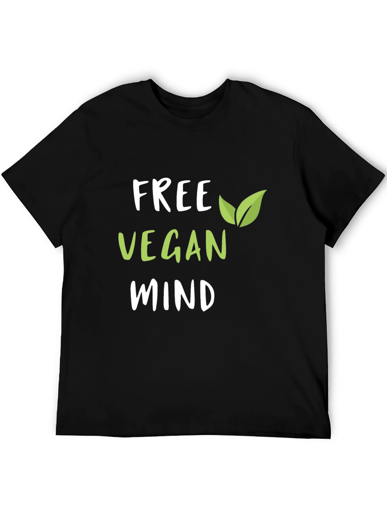 Free Vegan Mind Graphic T-Shirt