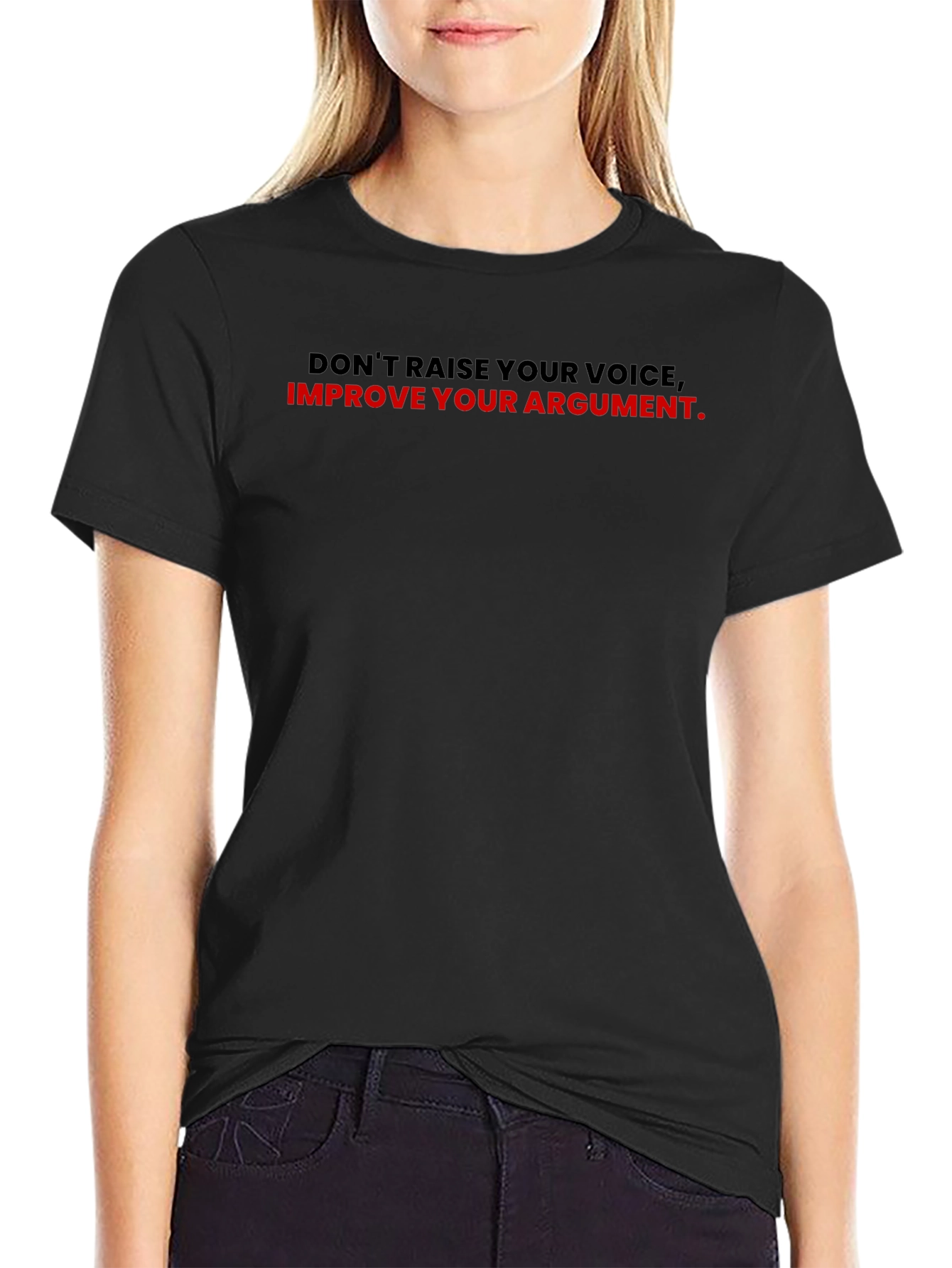 Improve Your Argument T-Shirt - Black Graphic Tee