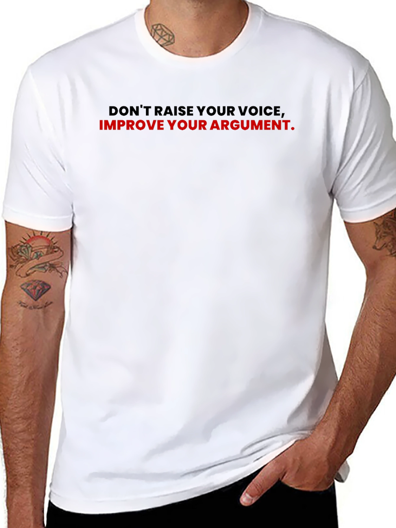 Improve Your Argument T-Shirt - Black Graphic Tee