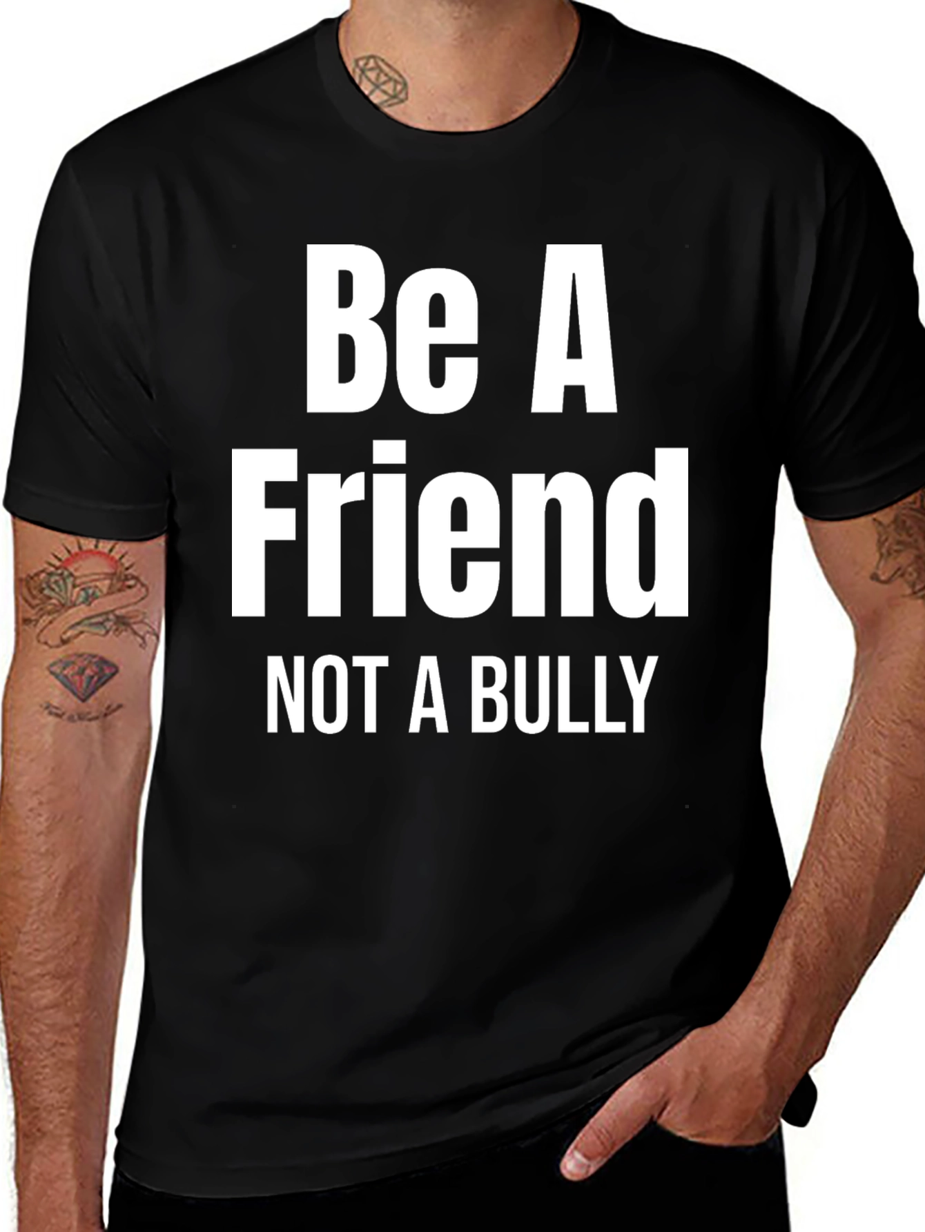 Be A Friend Not A Bully Graphic Tee