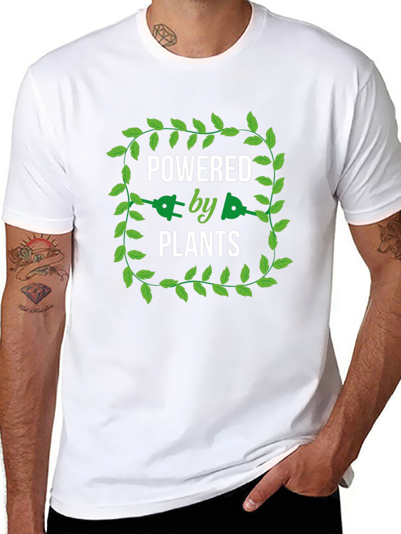 Powered by Plants Graphic T-Shirt
