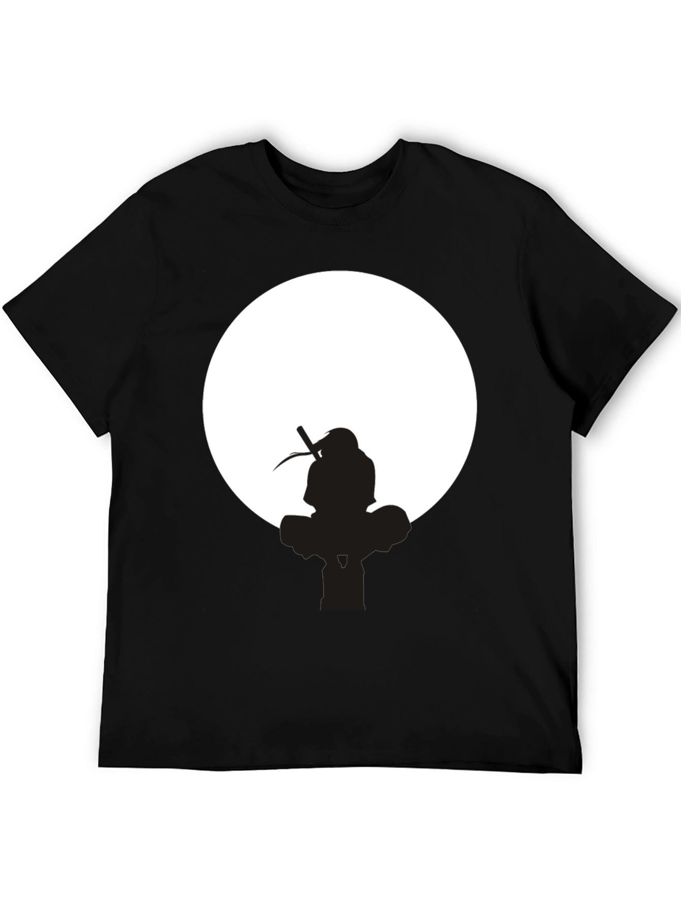 Itachi Uchiha Silhouette Black T-Shirt