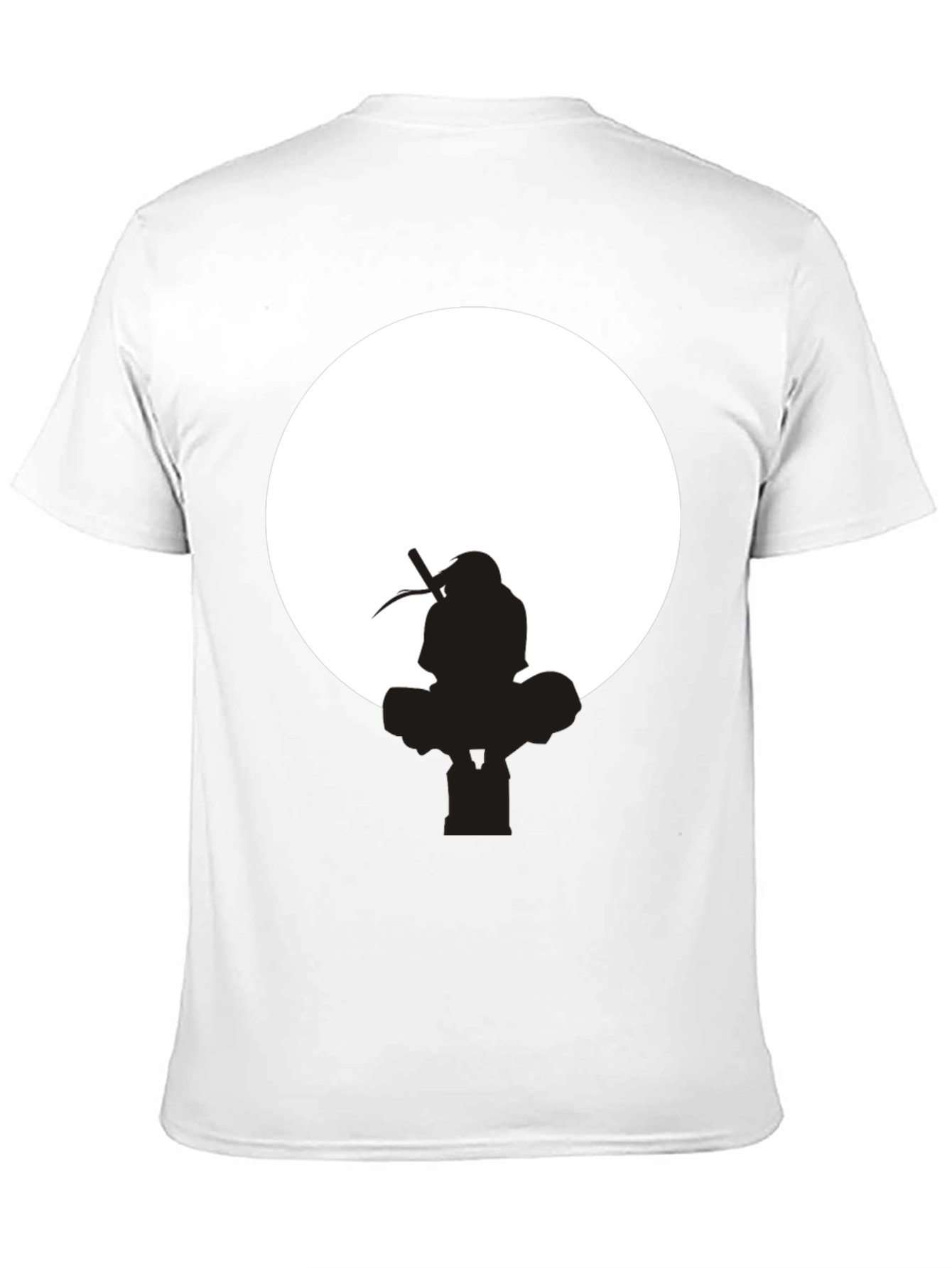 Itachi Uchiha Silhouette Black T-Shirt