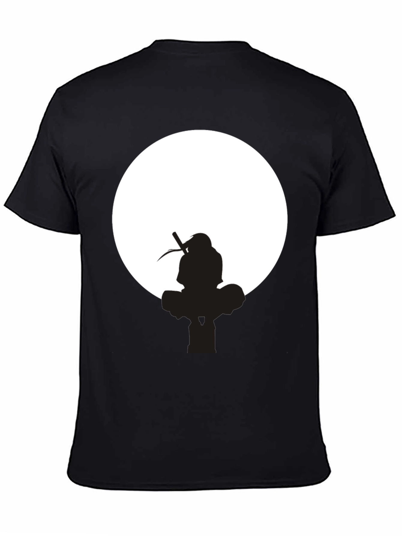 Itachi Uchiha Silhouette Black T-Shirt
