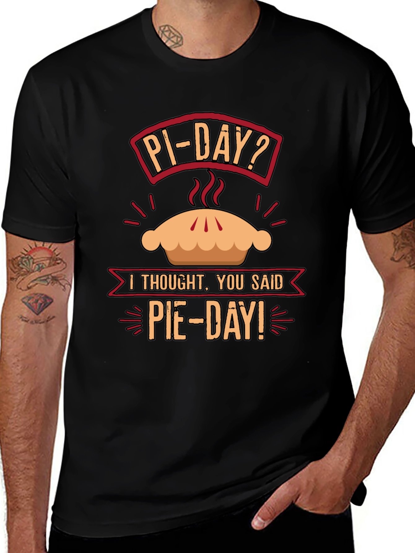 Funny Pi Day Pie Day T-Shirt Math Pun Tee