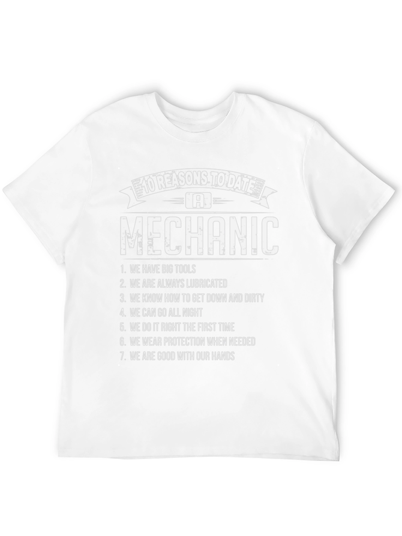 Mechanic Reasons to Date T-Shirt Funny Gift