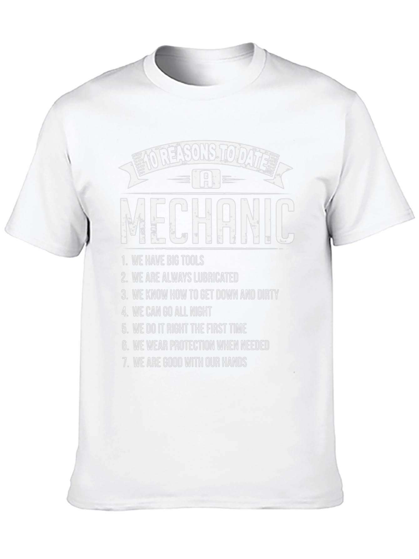 Mechanic Reasons to Date T-Shirt Funny Gift