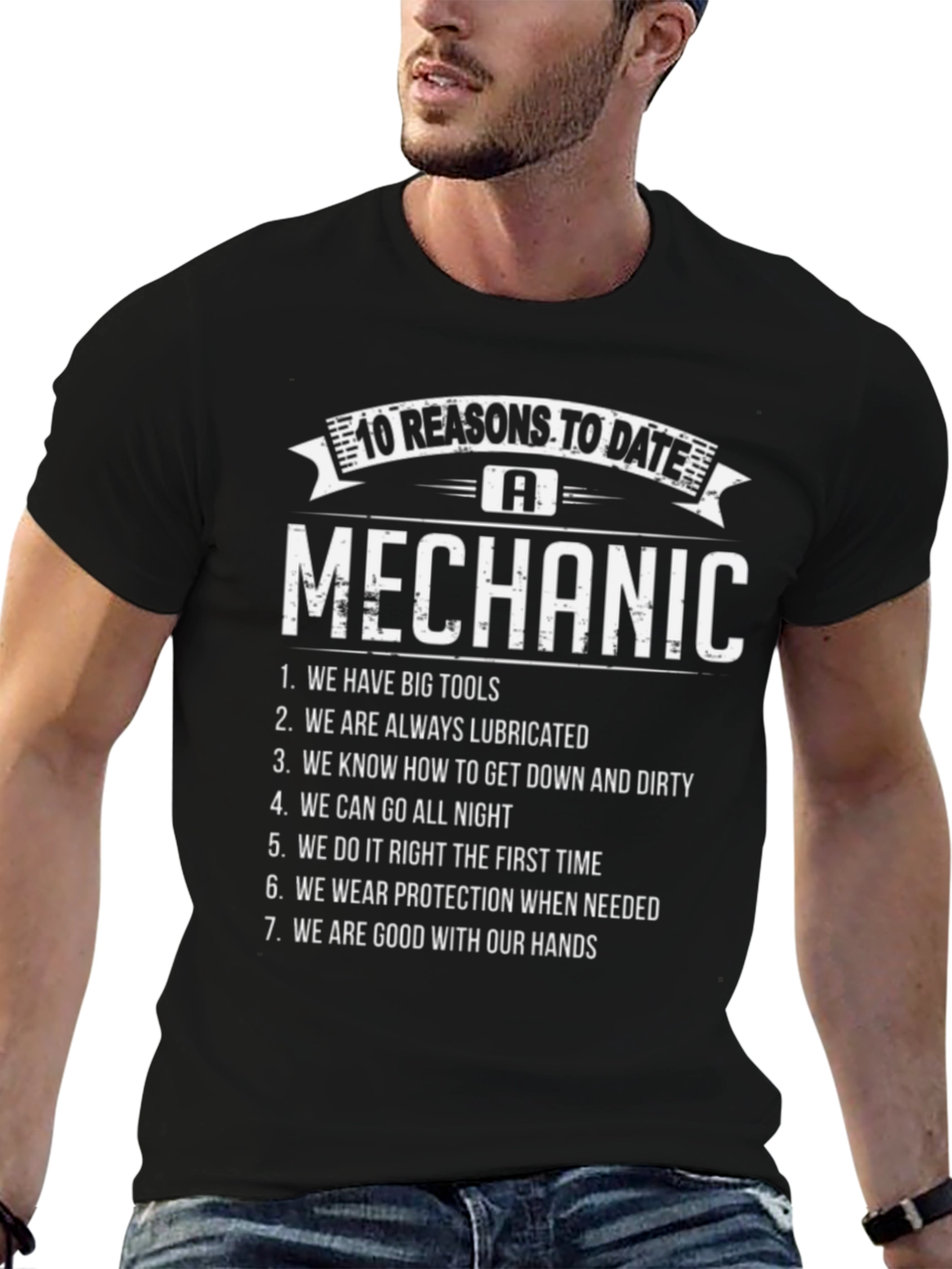 Mechanic Reasons to Date T-Shirt Funny Gift