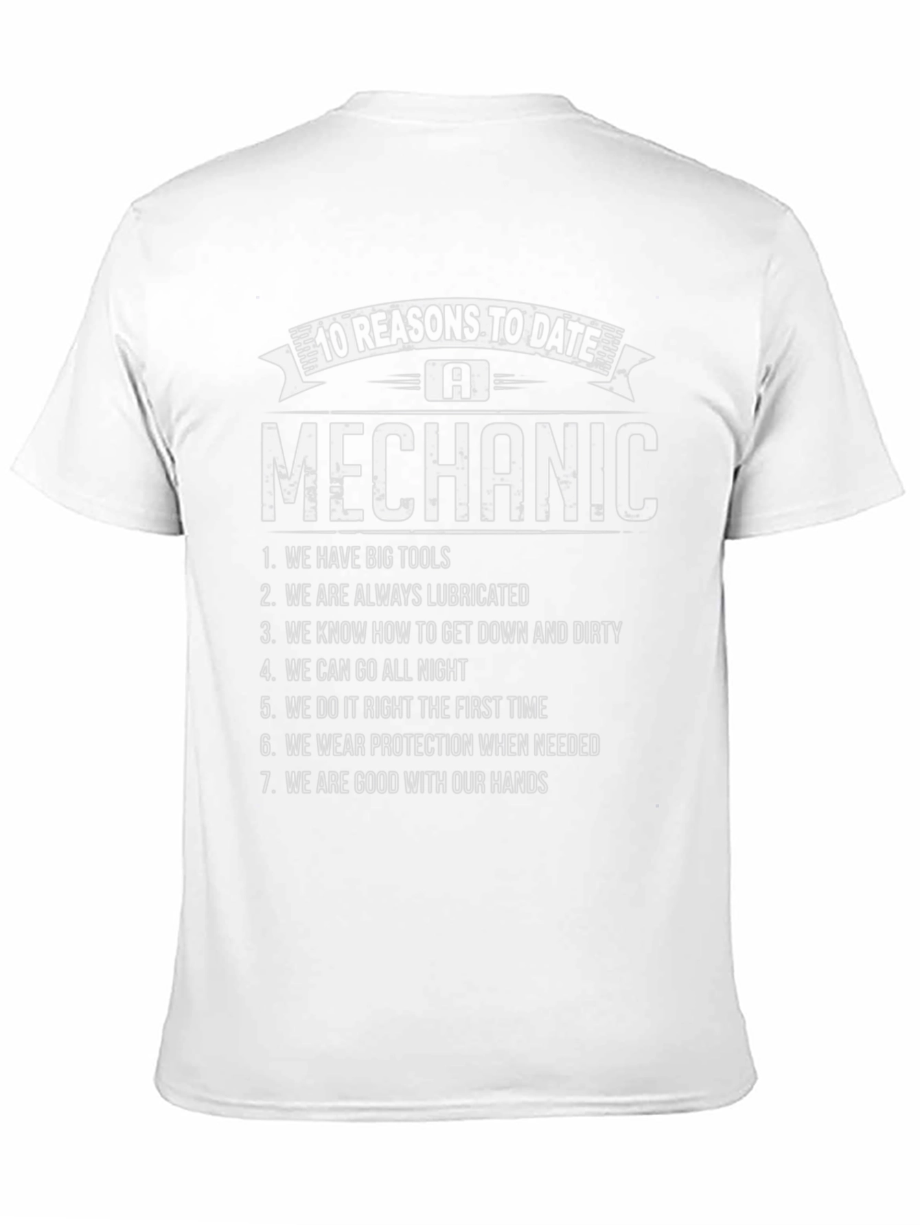 Mechanic Reasons to Date T-Shirt Funny Gift