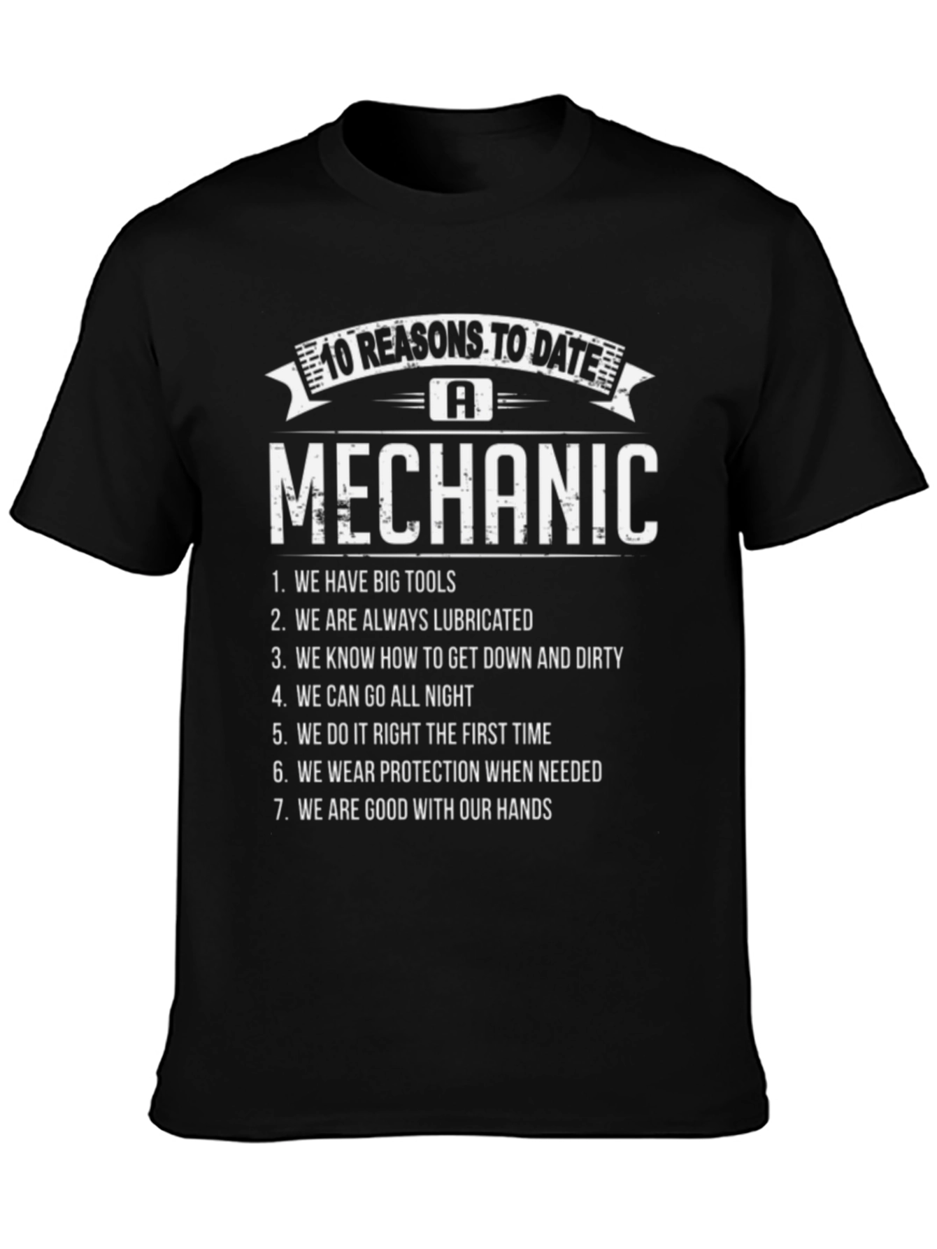 Mechanic Reasons to Date T-Shirt Funny Gift
