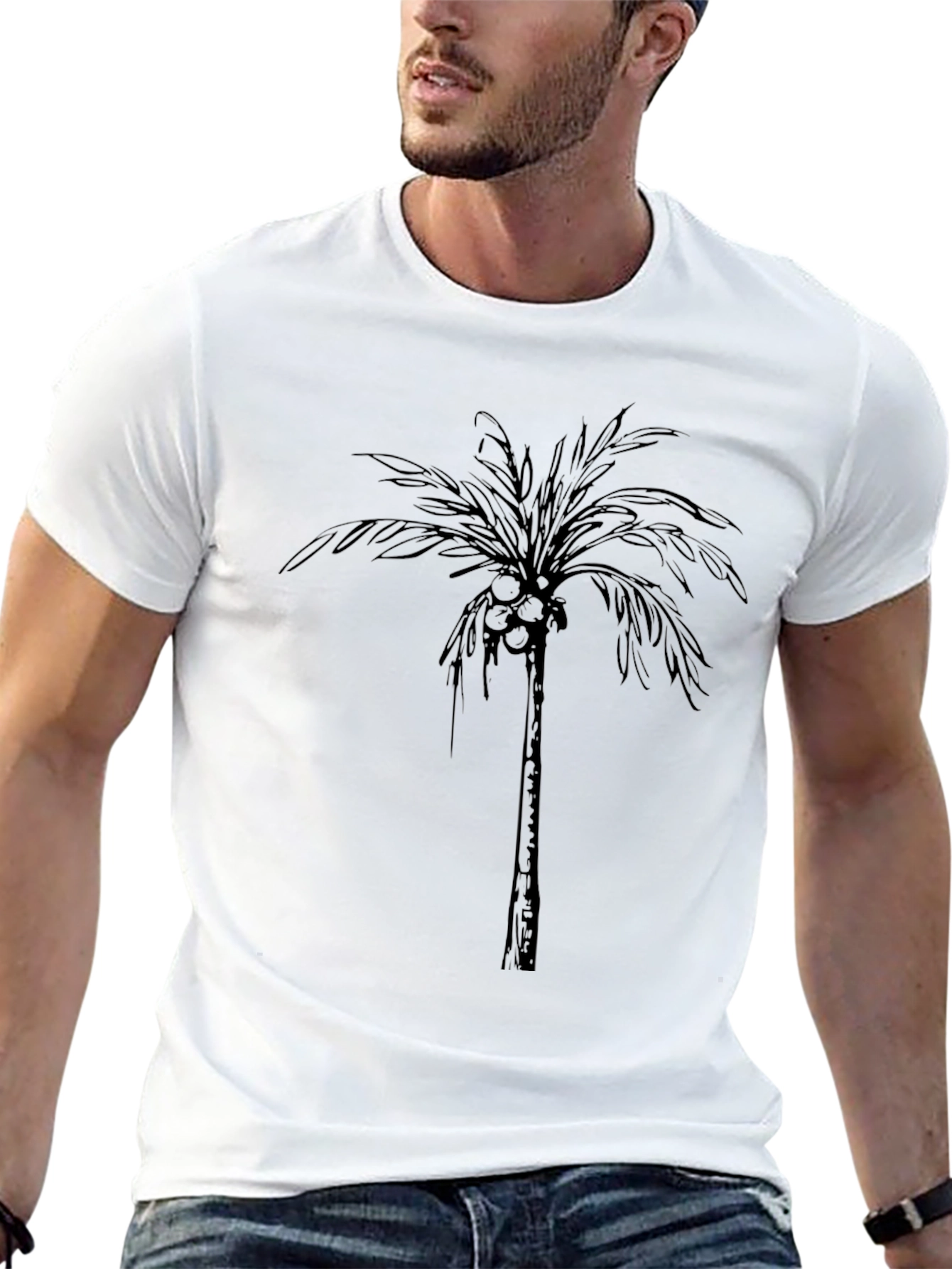 Tropical Palm Tree Graphic Tee