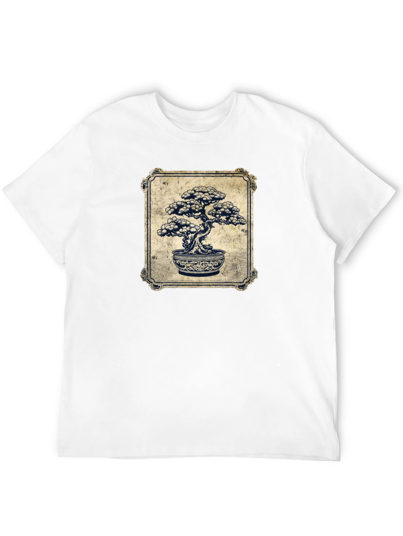 Bonsai Tree Graphic T-Shirt - Unique Artistic Design