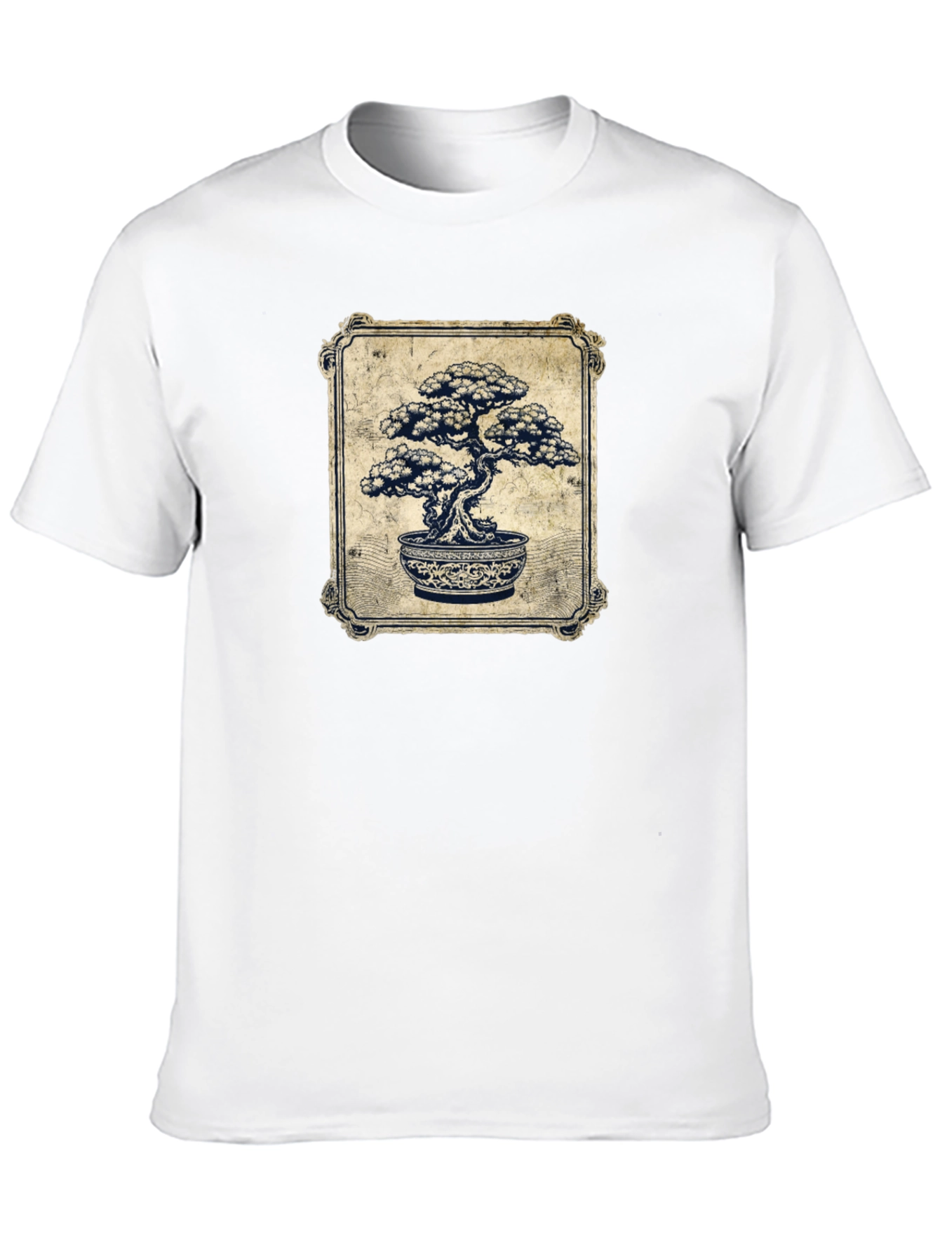 Bonsai Tree Graphic T-Shirt - Unique Artistic Design