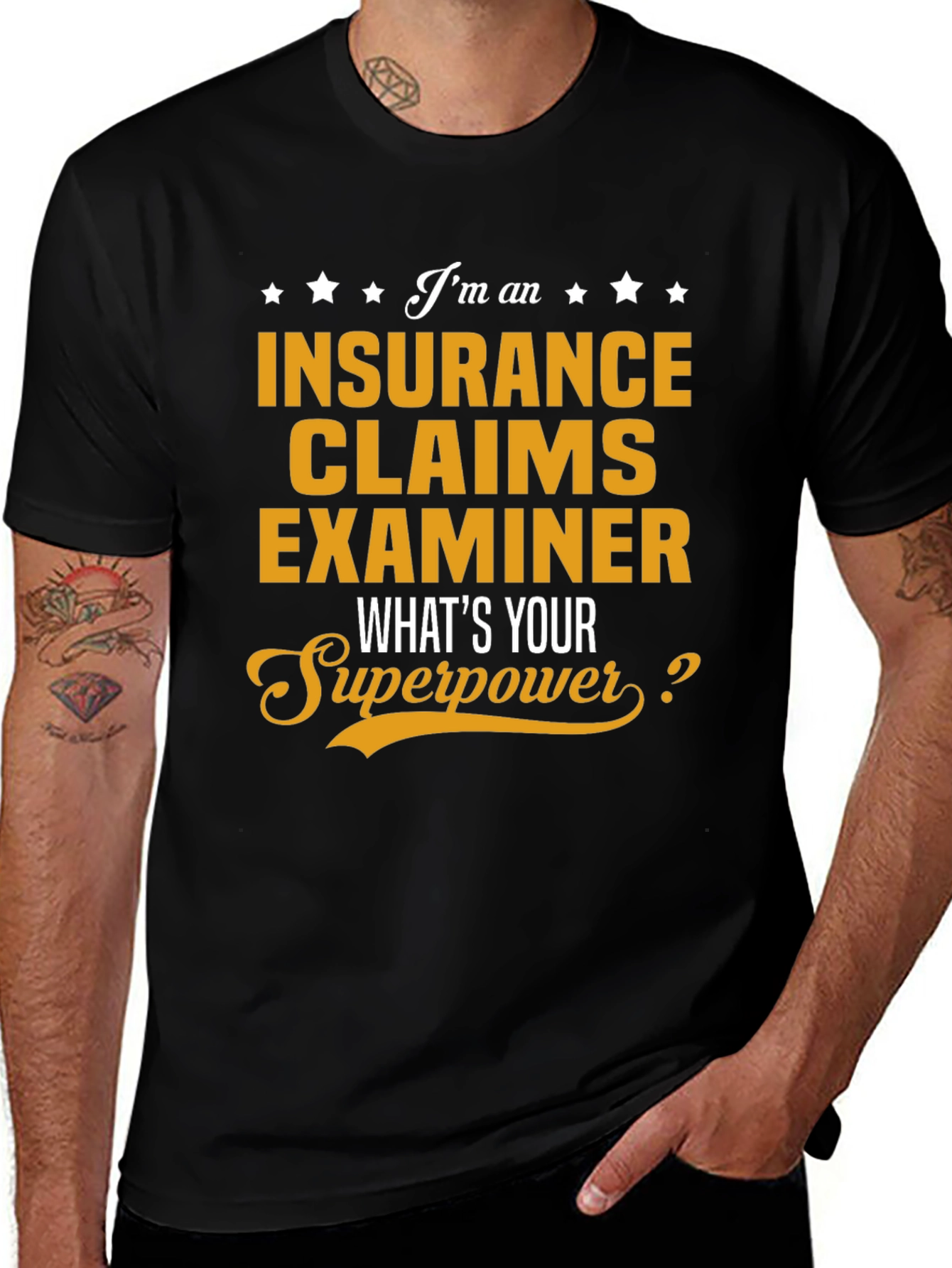 Insurance Claims Examiner Superpower T-Shirt