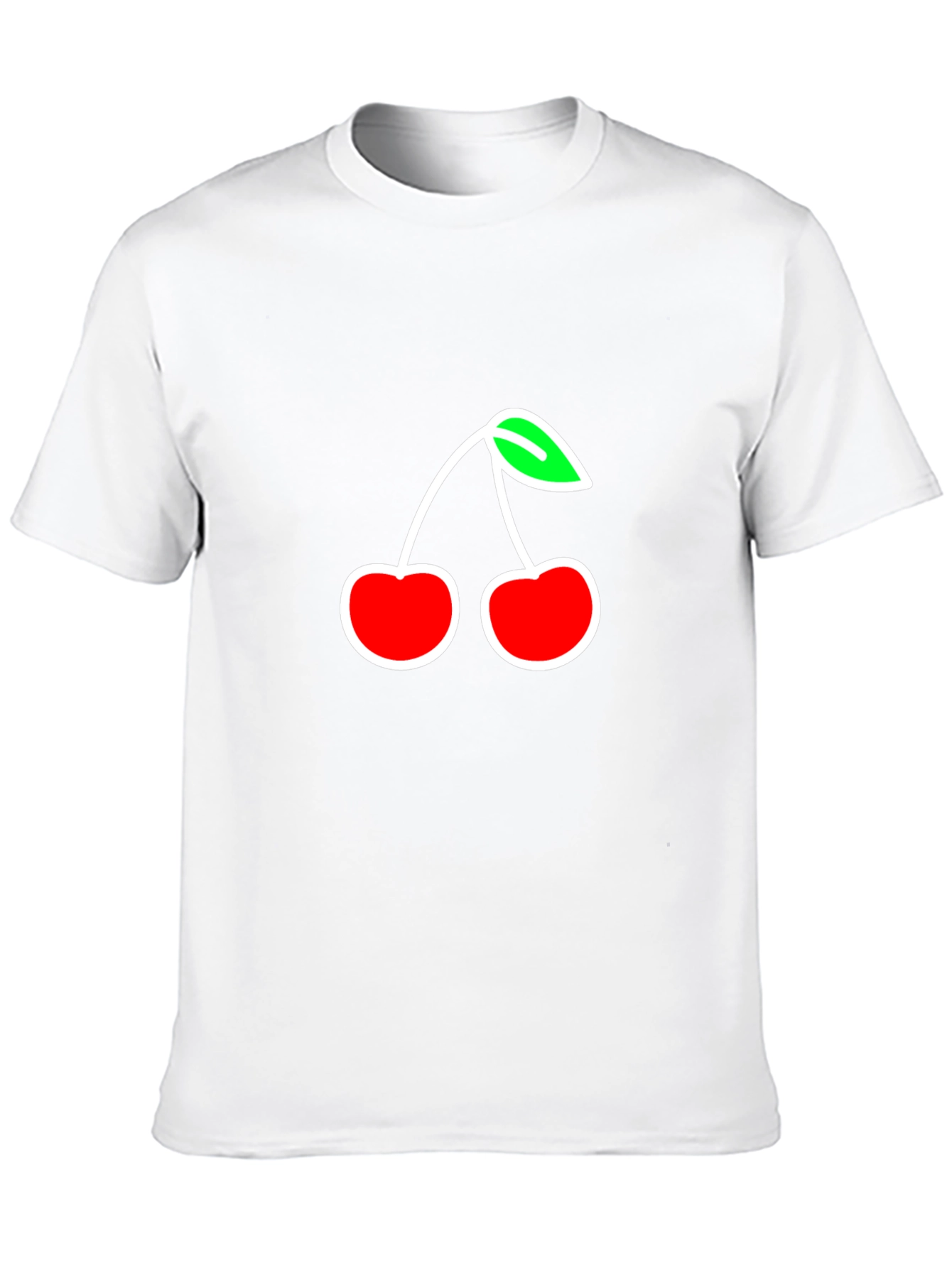 Cherry Graphic Black Tee
