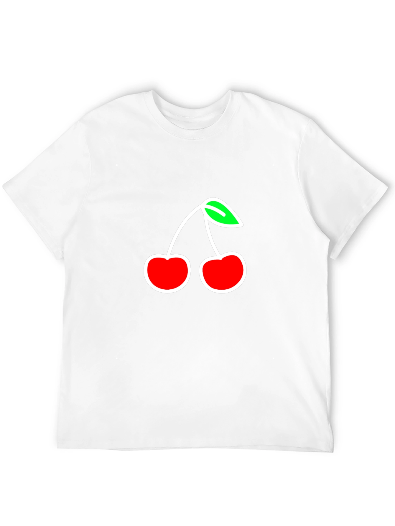 Cherry Graphic Black Tee