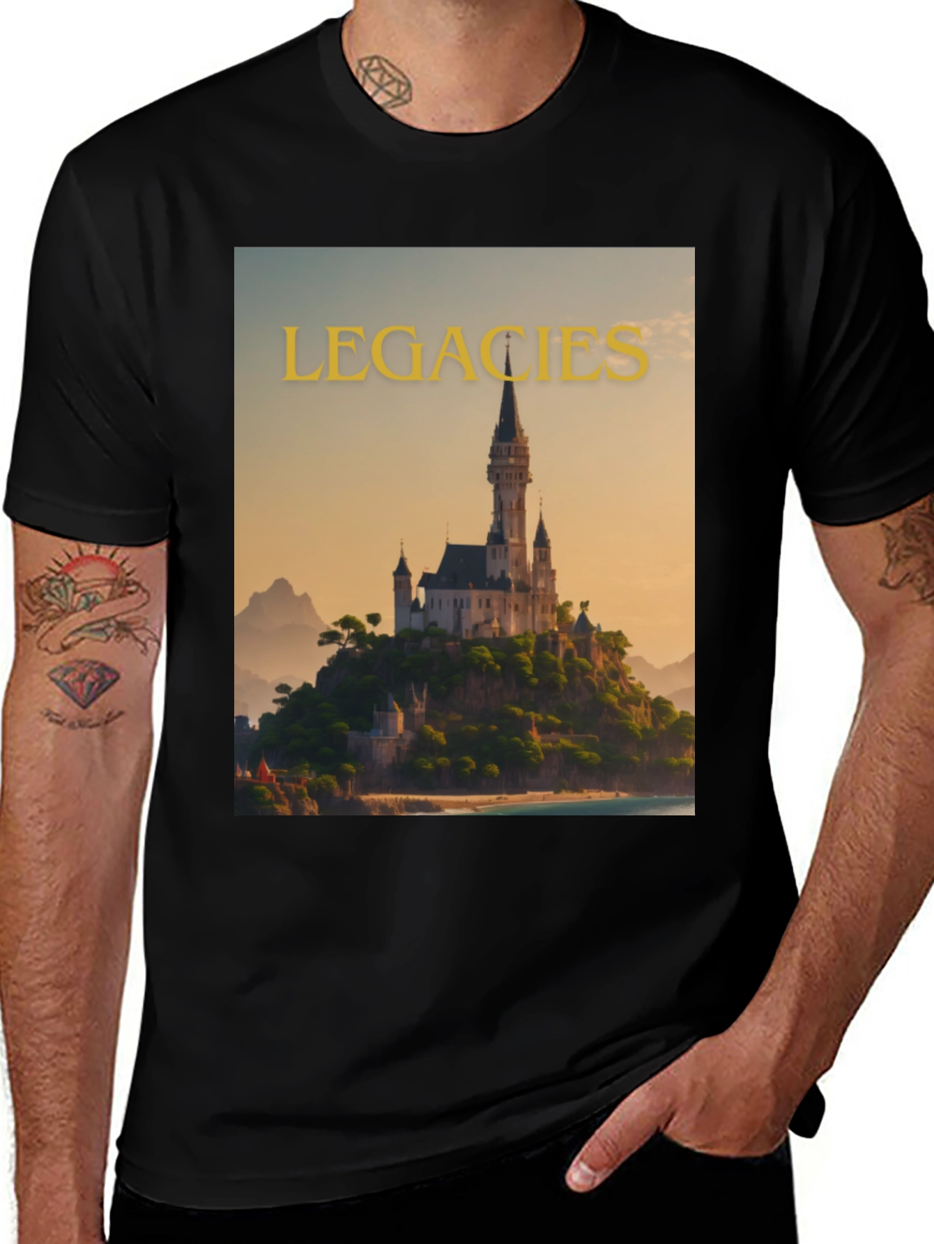 Legacies Castle T-Shirt - Premium Graphic Tee