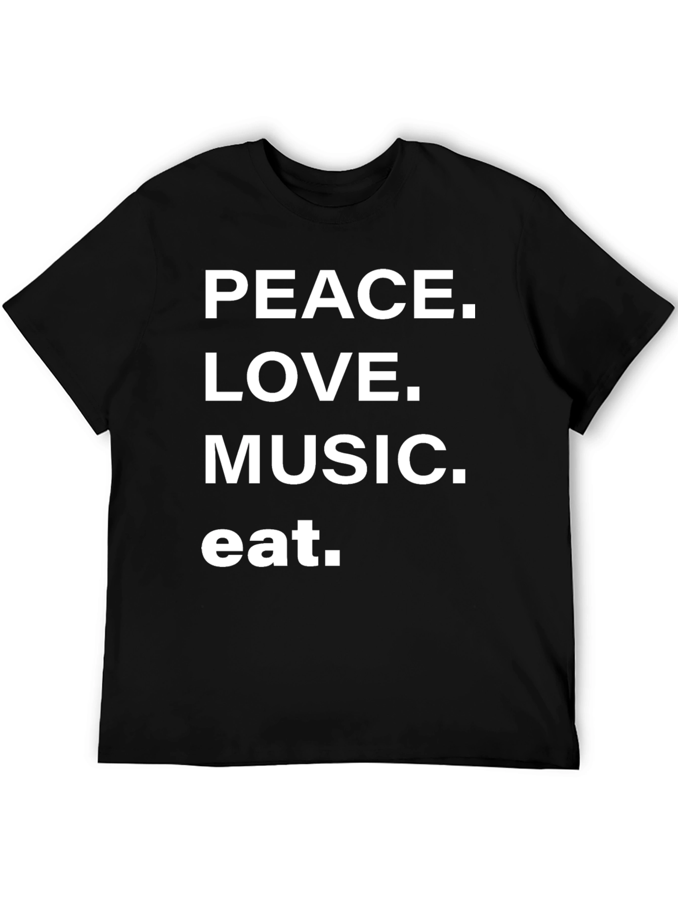 Peace Love Music Eat T-Shirt