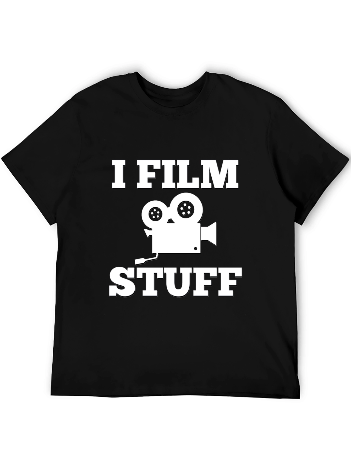 I Film Stuff Black Crewneck T-Shirt