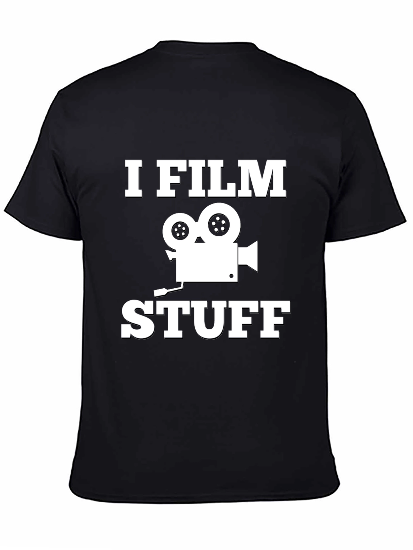 I Film Stuff Black Crewneck T-Shirt