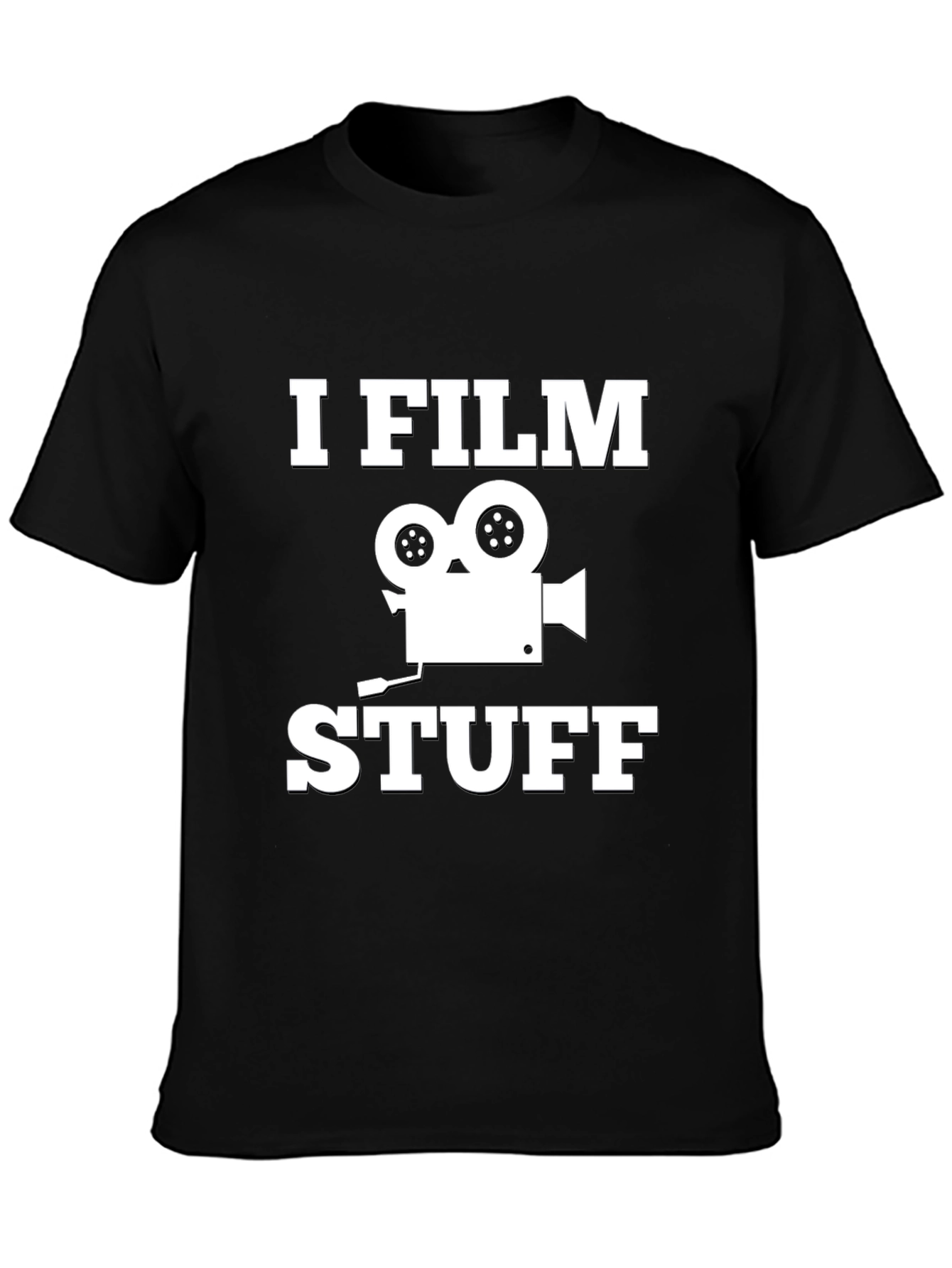 I Film Stuff Black Crewneck T-Shirt